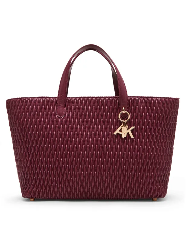 Large East West Ruched Tote with Detachable Crossbody Strap sold by Anne Klein
