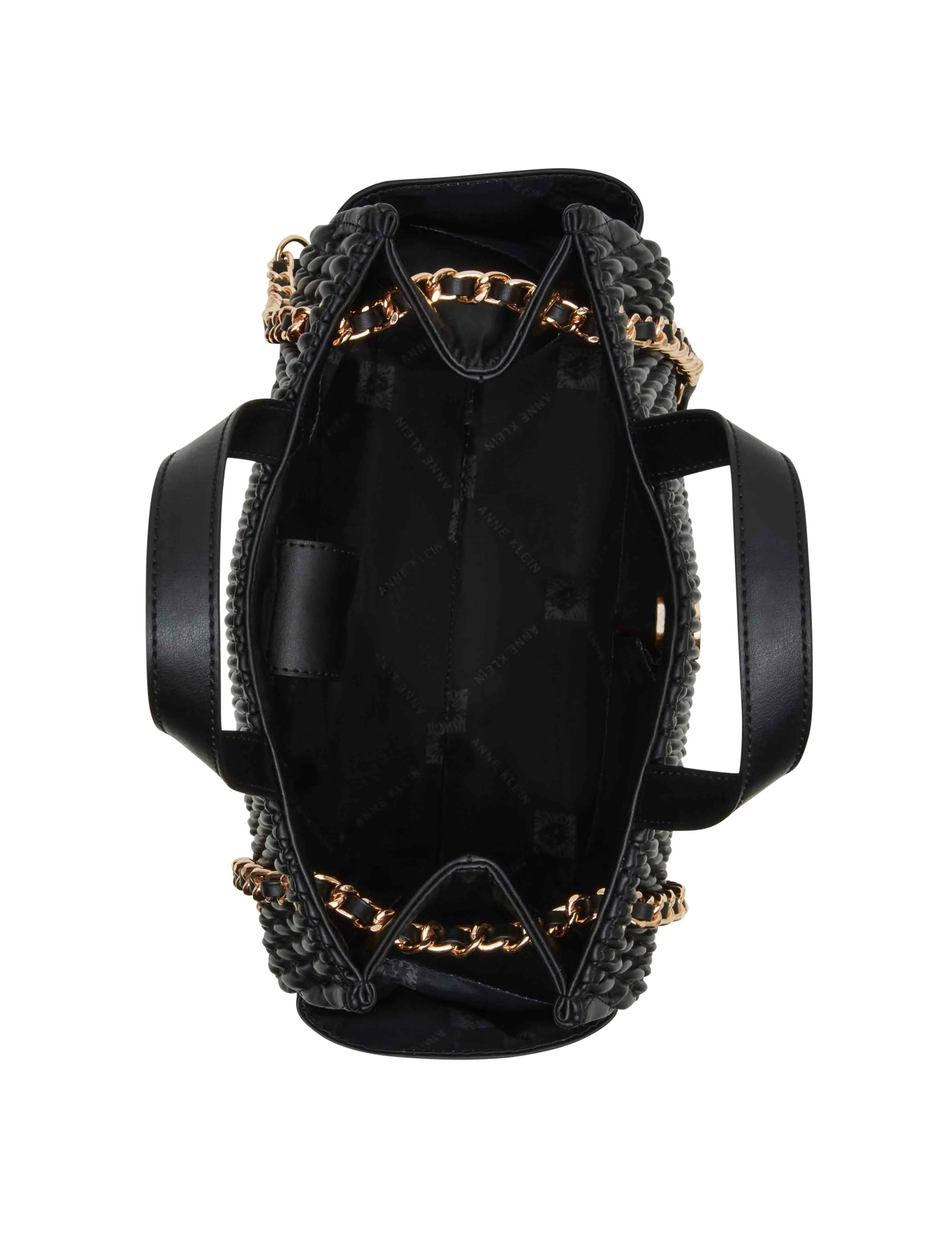 Small ruched tote with convertible strap sold by Anne Klein product image thumbnail 3