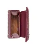 Medium ruched flap top handle with convertible strap sold by Anne Klein