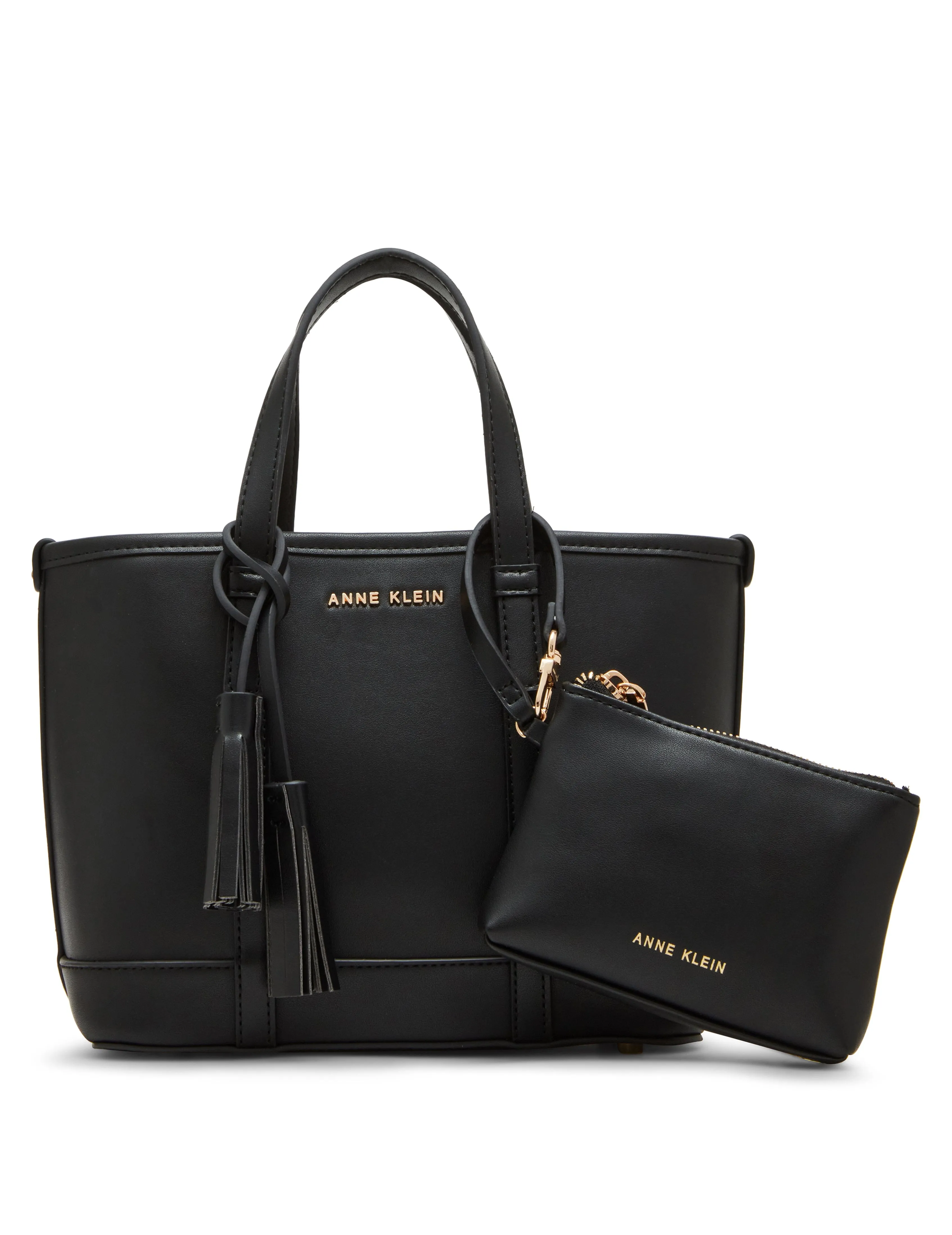 Mini Tote With Pouch And Tassel sold by Anne Klein