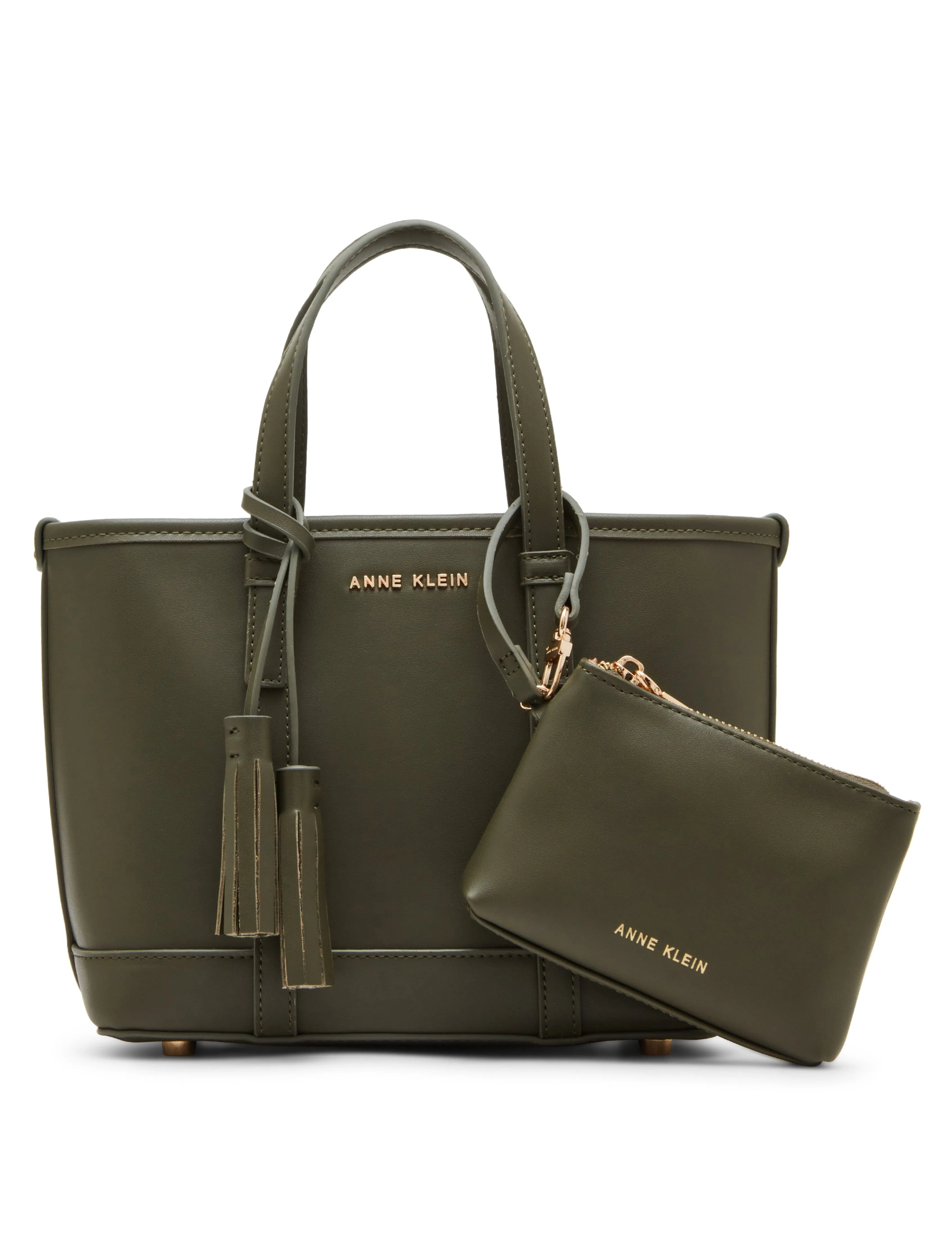 Mini Tote With Pouch And Tassel sold by Anne Klein