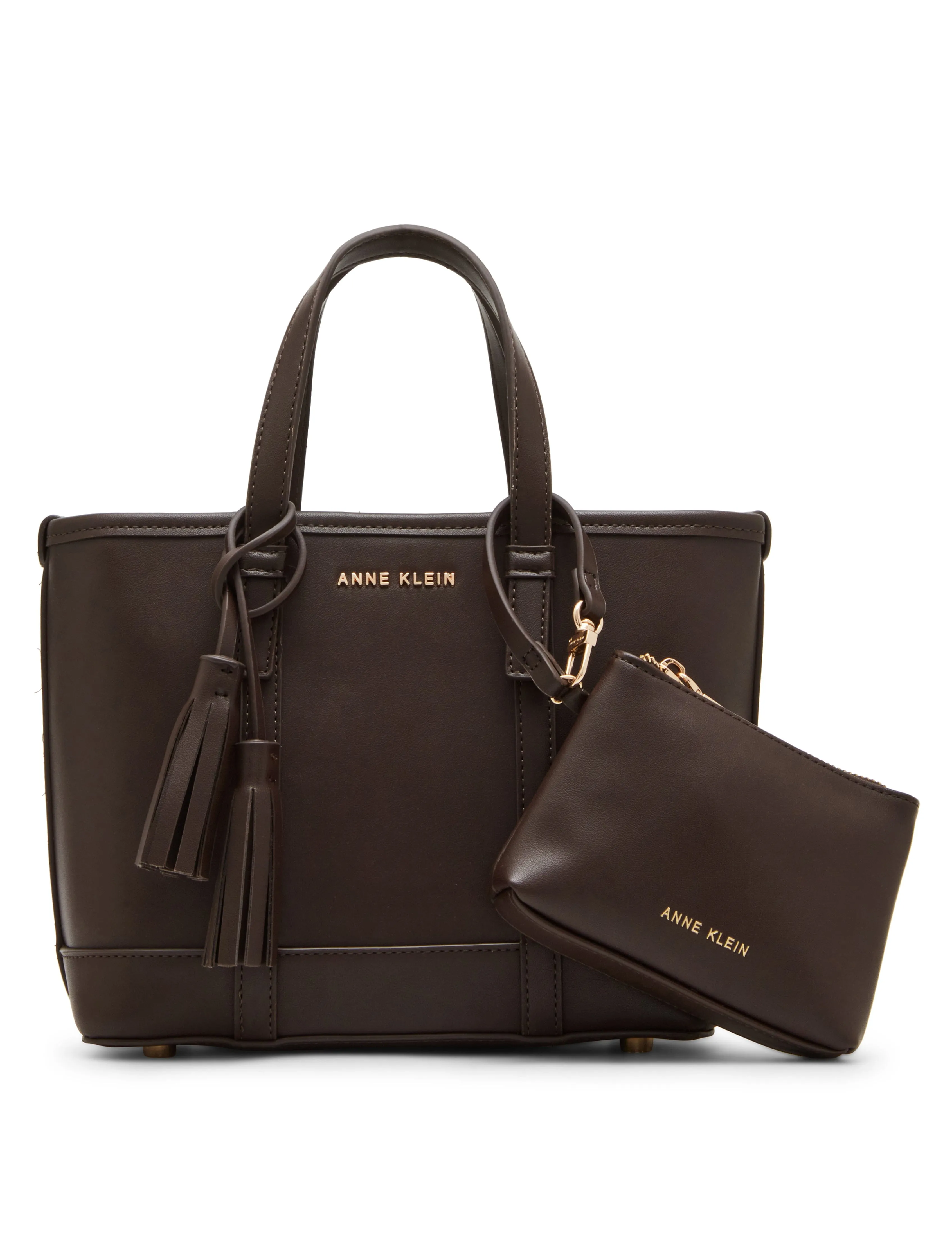 Mini Tote With Pouch And Tassel sold by Anne Klein