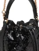 Sequin Top Handle Bucket Bag sold by Anne Klein