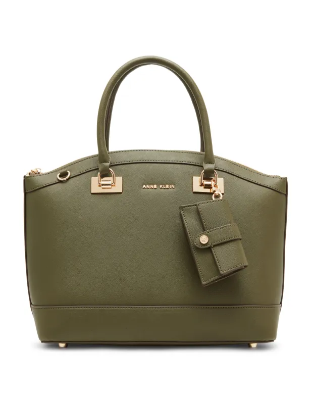 New Recruits Remixed Convertible Dome Satchel sold by Anne Klein