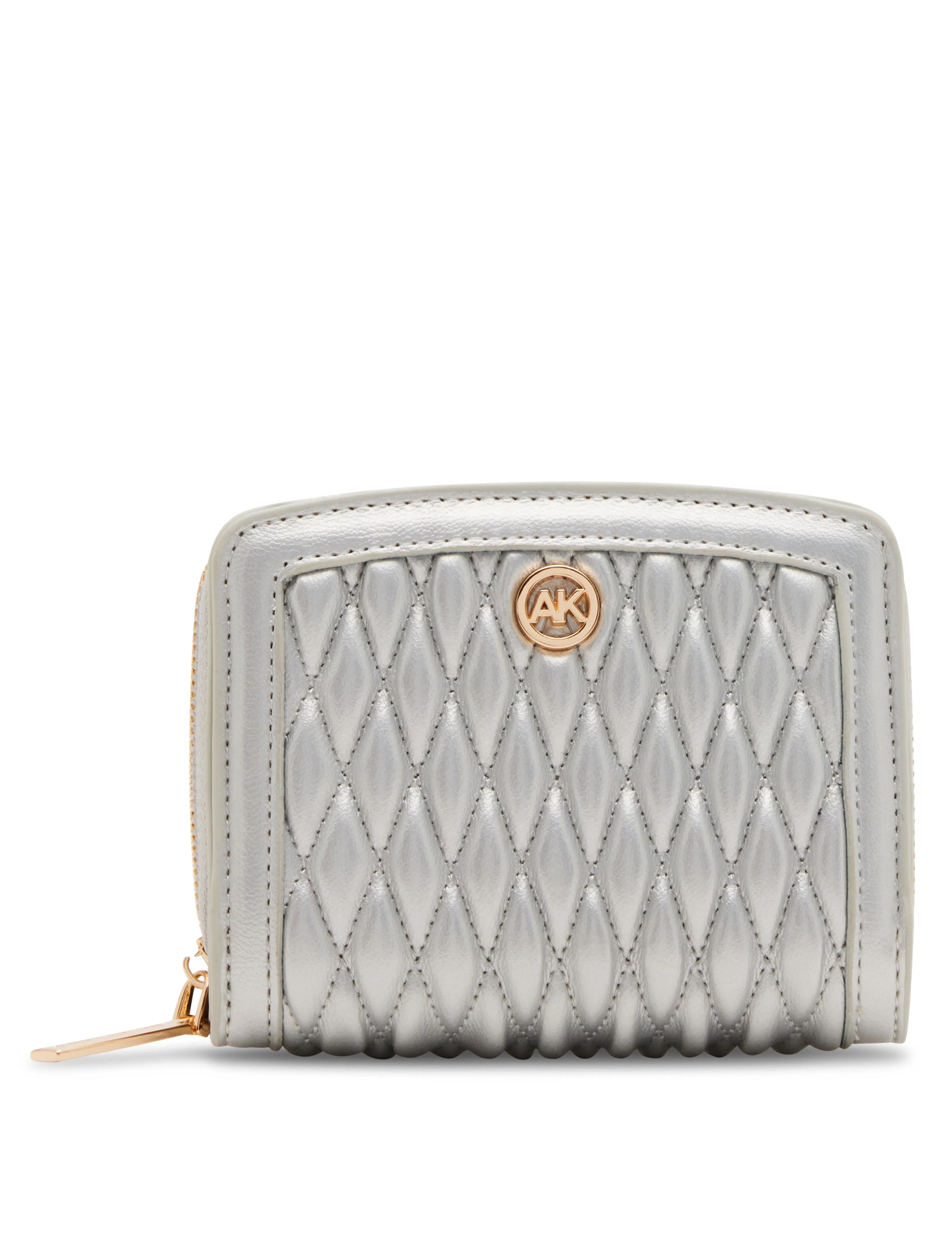 Small Ruched Quilted Wallet sold by Anne Klein