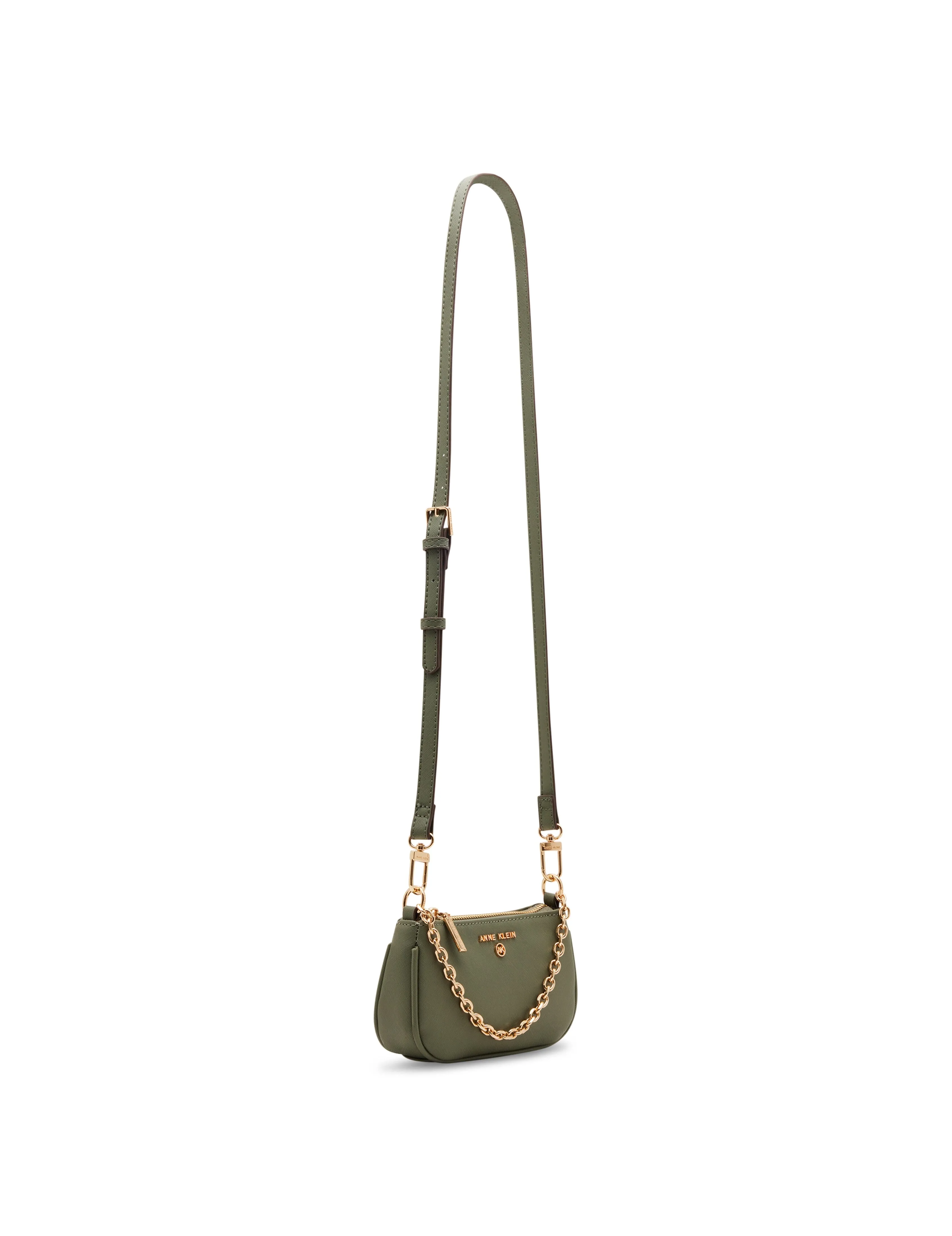 Mini Web Strap Crossbody With Chain Swag sold by Anne Klein product image thumbnail 4