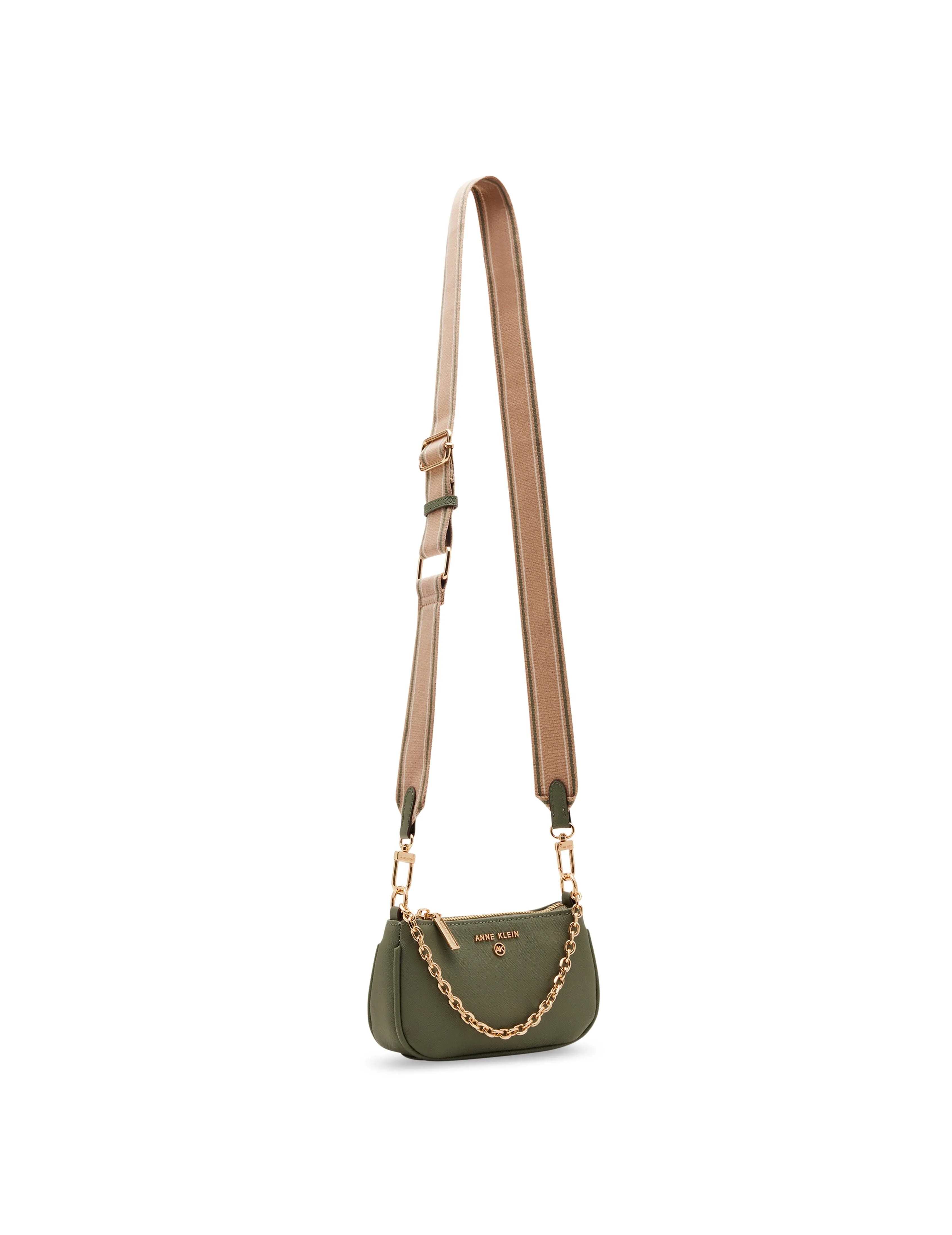Mini Web Strap Crossbody With Chain Swag sold by Anne Klein product image thumbnail 5