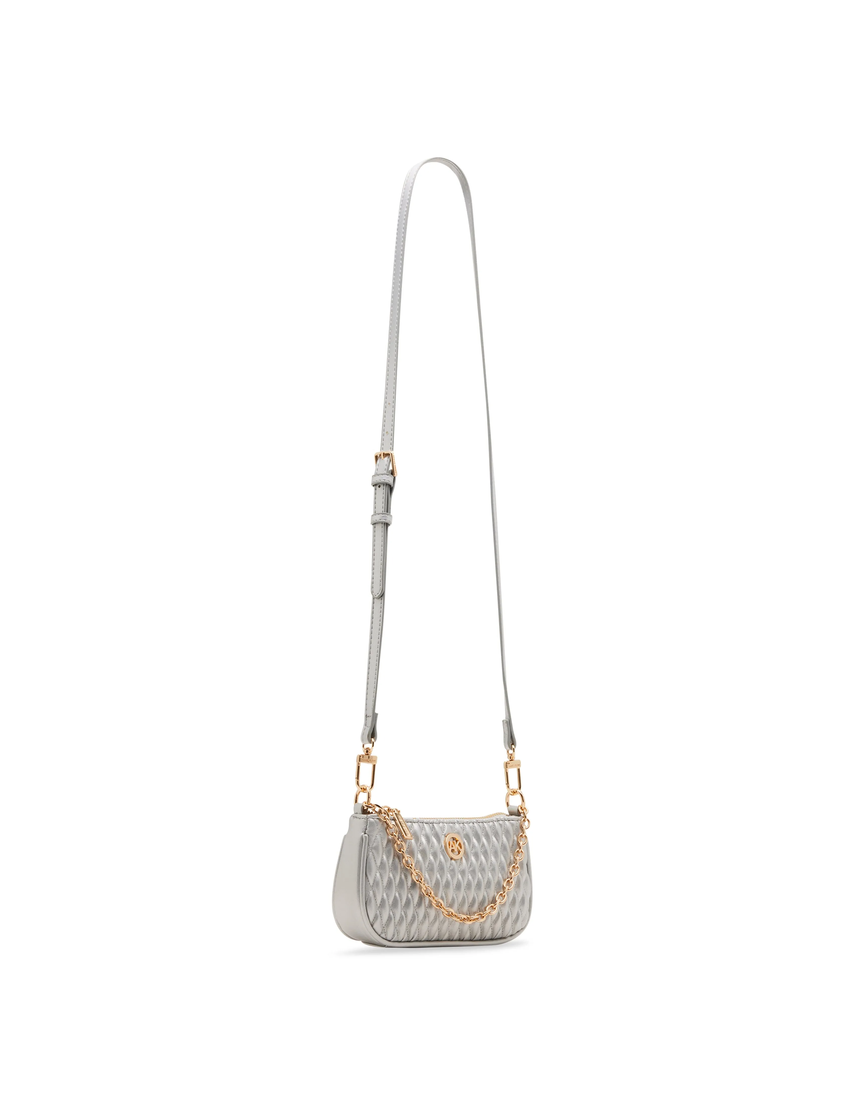 Mini Ruched Crossbody With Chain Swag sold by Anne Klein product image thumbnail 4