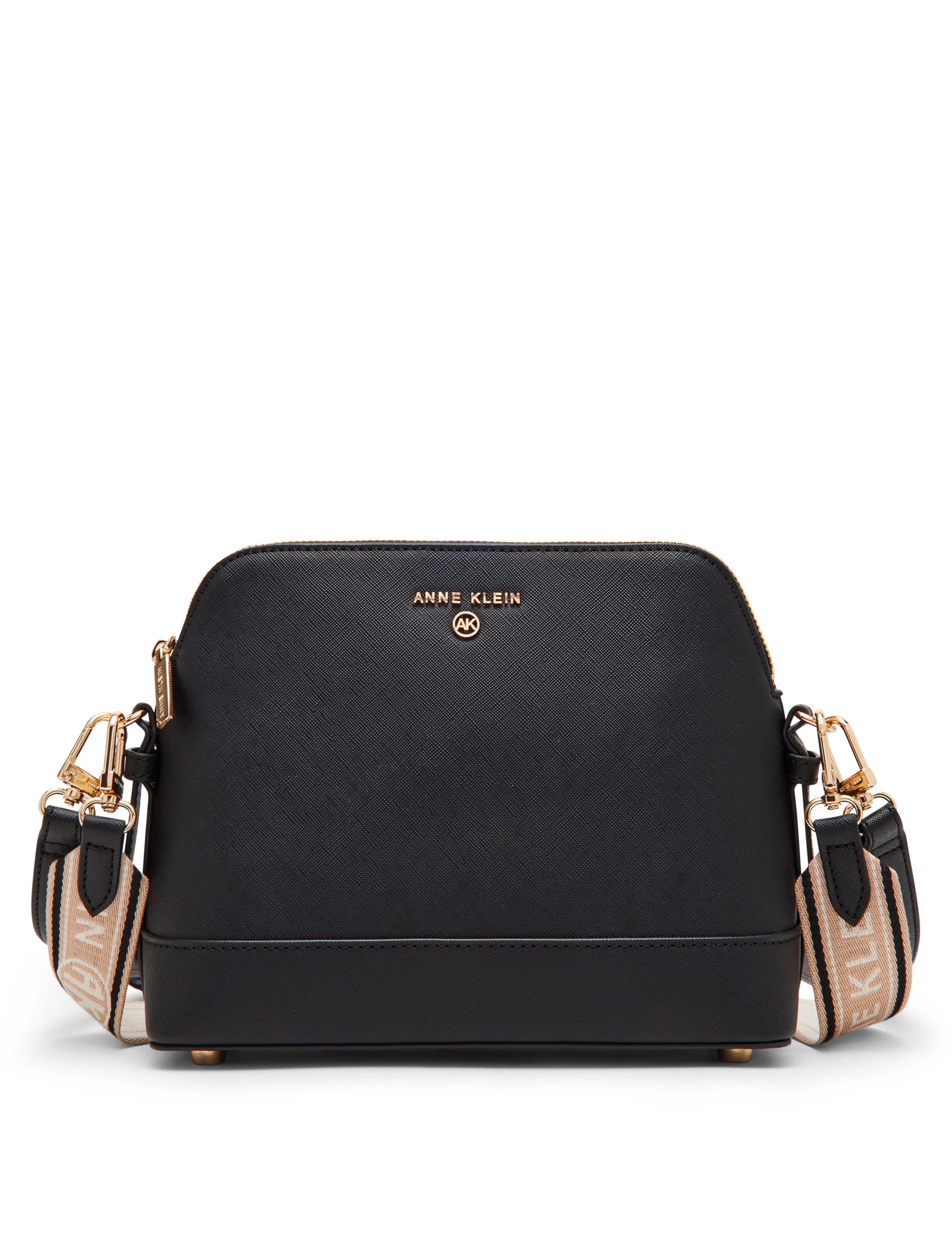 Anne Klein Dome Crossbody With Logo Web Strap sold by Anne Klein