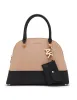 Triple Compartment Dome Satchel With Card Case sold by Anne Klein