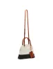 Triple Compartment Dome Satchel With Card Case sold by Anne Klein