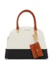 Triple Compartment Dome Satchel With Card Case sold by Anne Klein