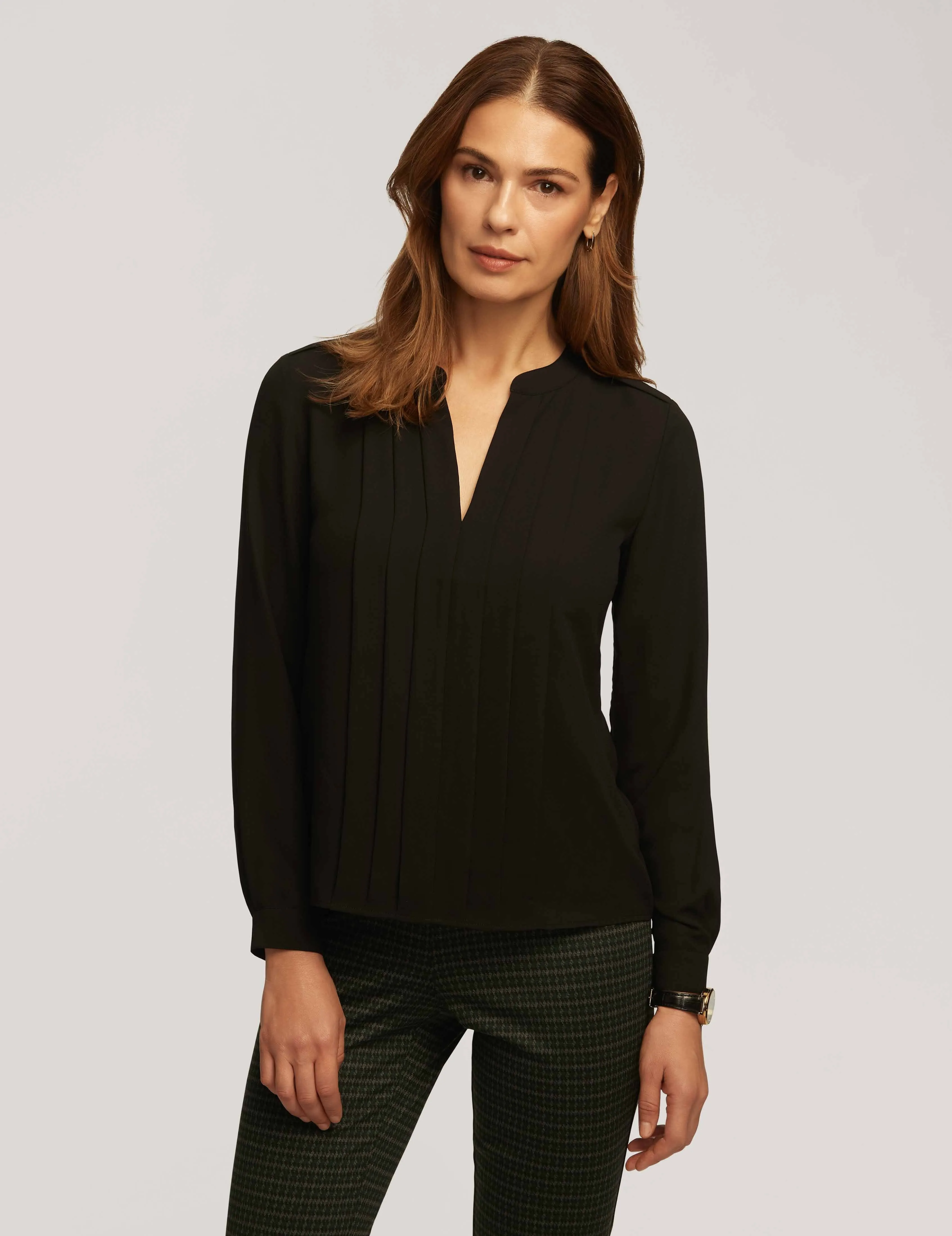 Pleat Front Blouse - Sale sold by Anne Klein