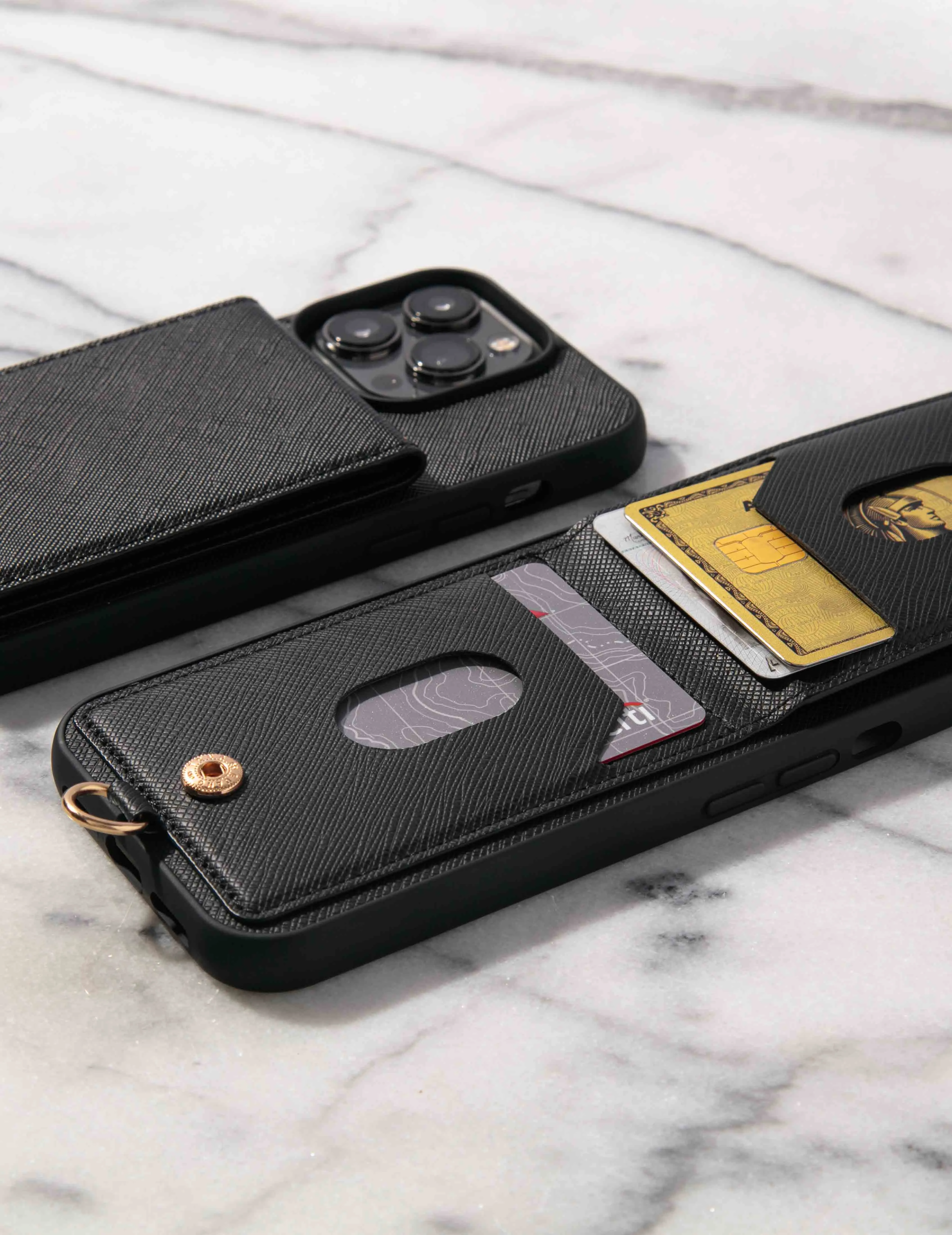 Saffiano Vegan Leather iPhone® 14 Pro Case sold by Anne Klein product image thumbnail 5