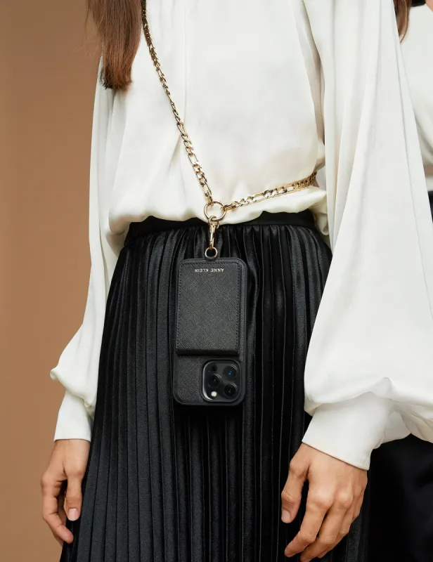 Saffiano Vegan Leather iPhone® 14 Pro Case sold by Anne Klein