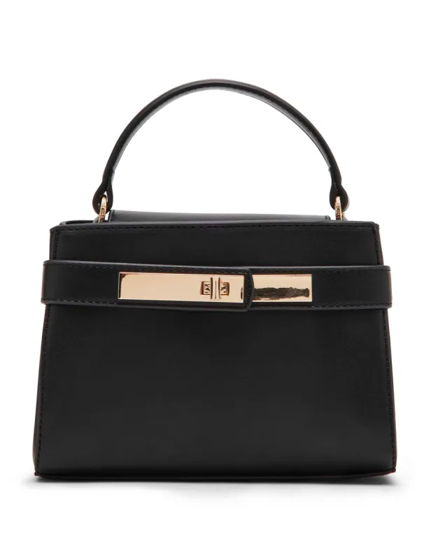 Small top handle with convertible strap sold by Anne Klein