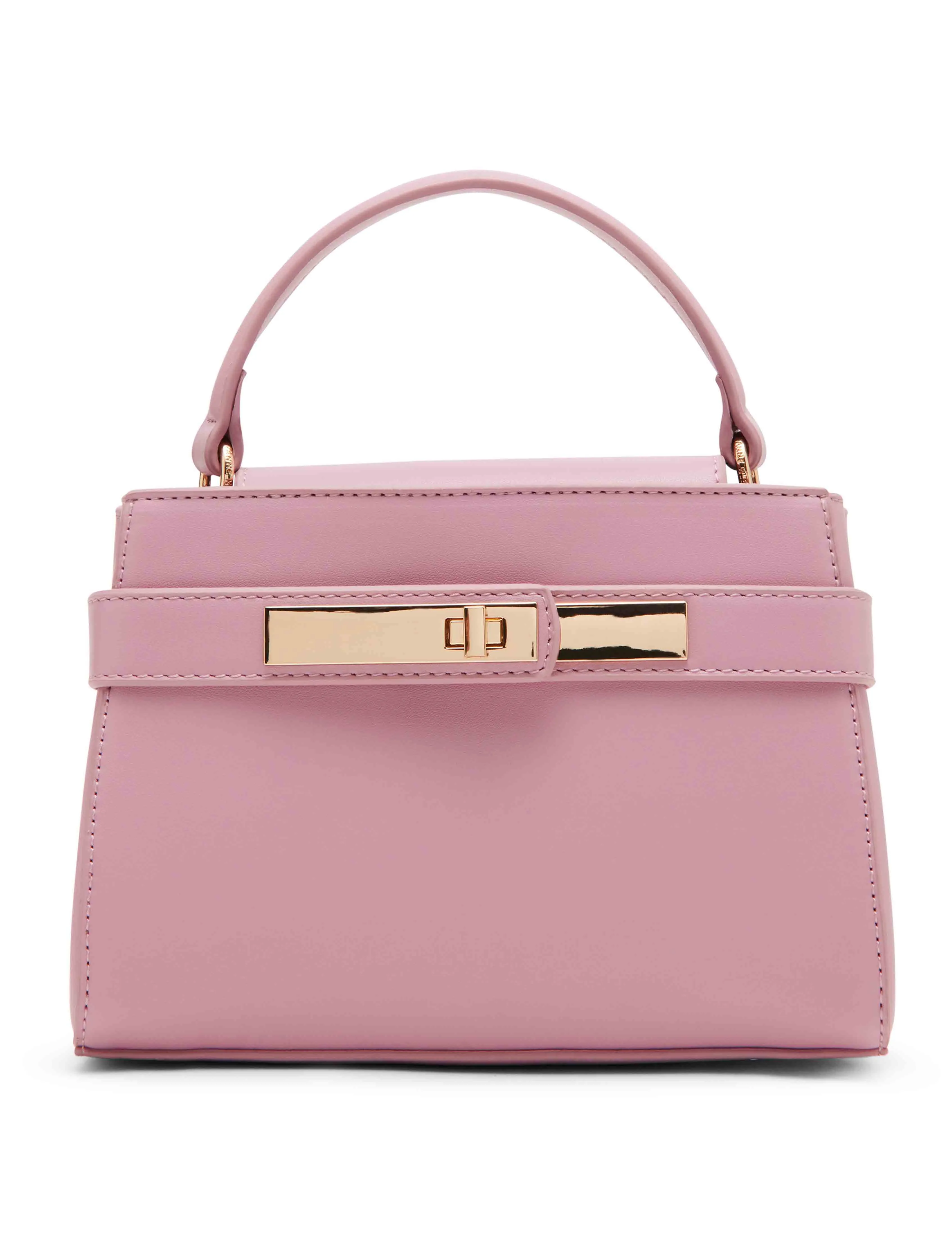 Small top handle with convertible strap sold by Anne Klein