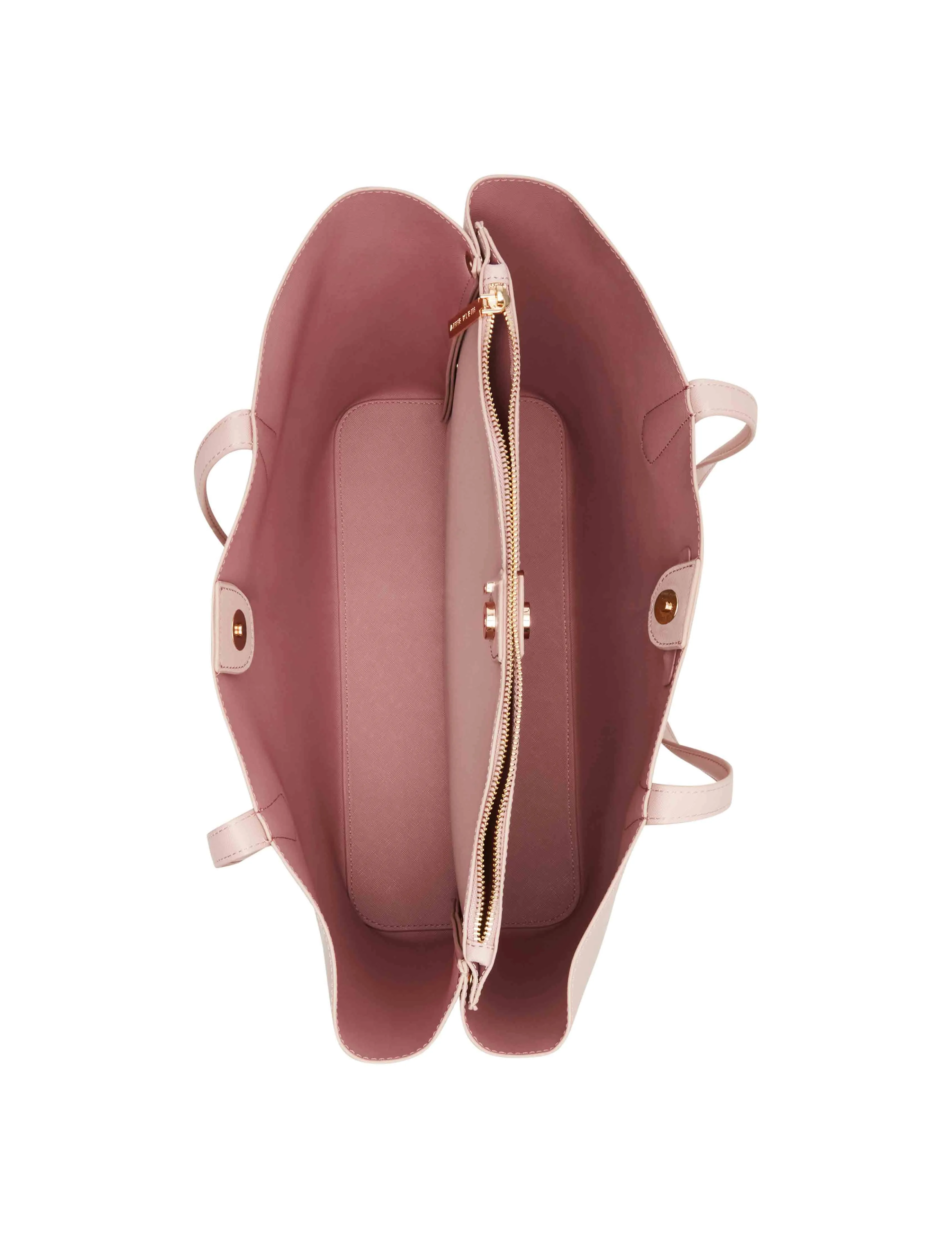 Bonded double compartment tote with mirror sold by Anne Klein product image thumbnail 4