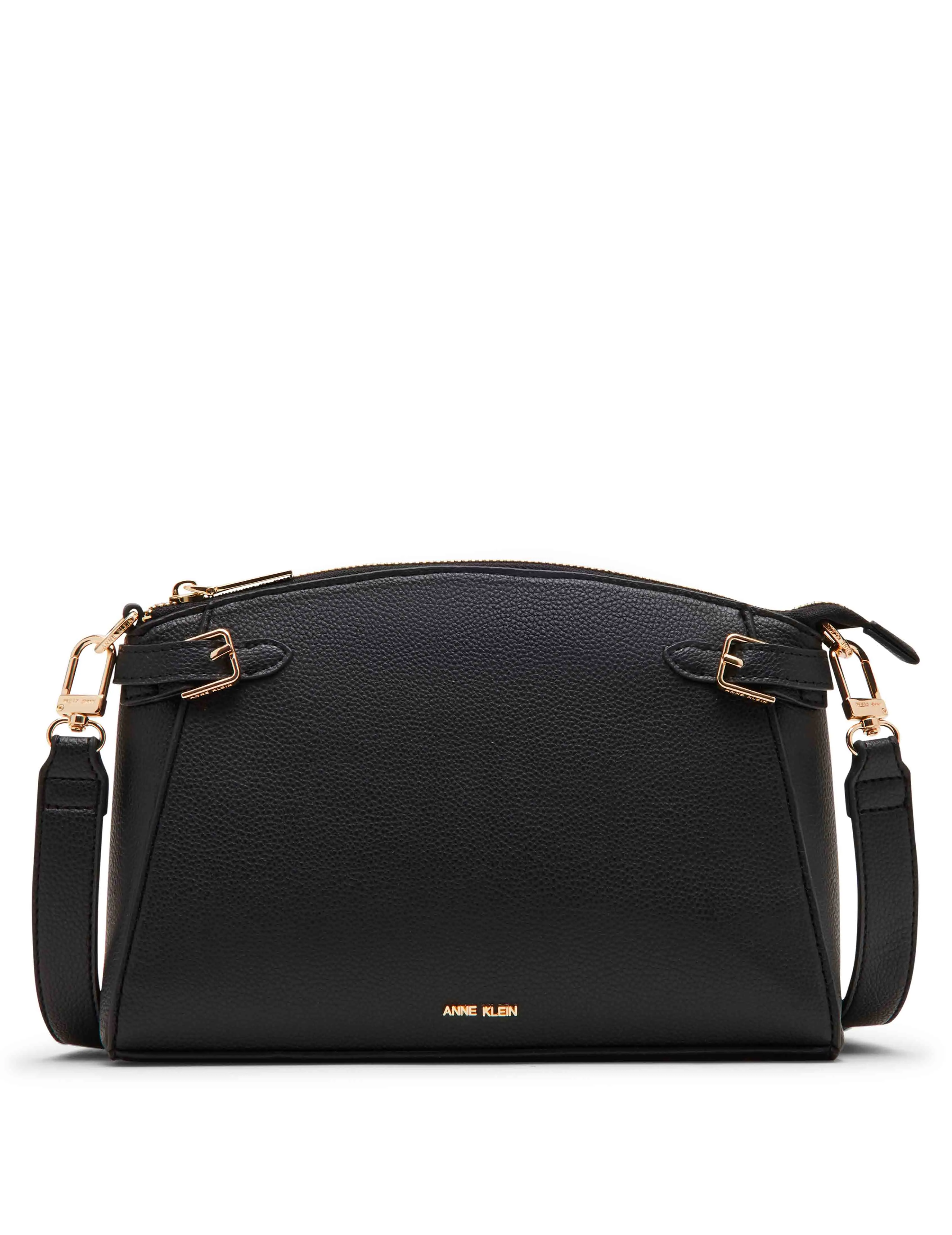 Belted dome crossbody bag sold by Anne Klein