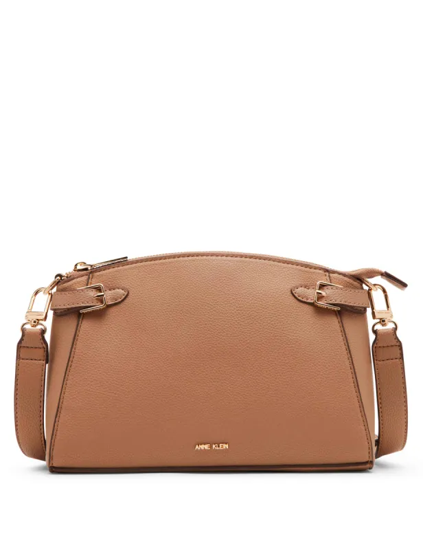 Belted dome crossbody bag sold by Anne Klein