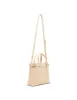 Belted satchel with convertible strap sold by Anne Klein