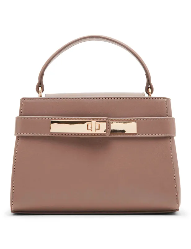 Small top handle with convertible strap sold by Anne Klein