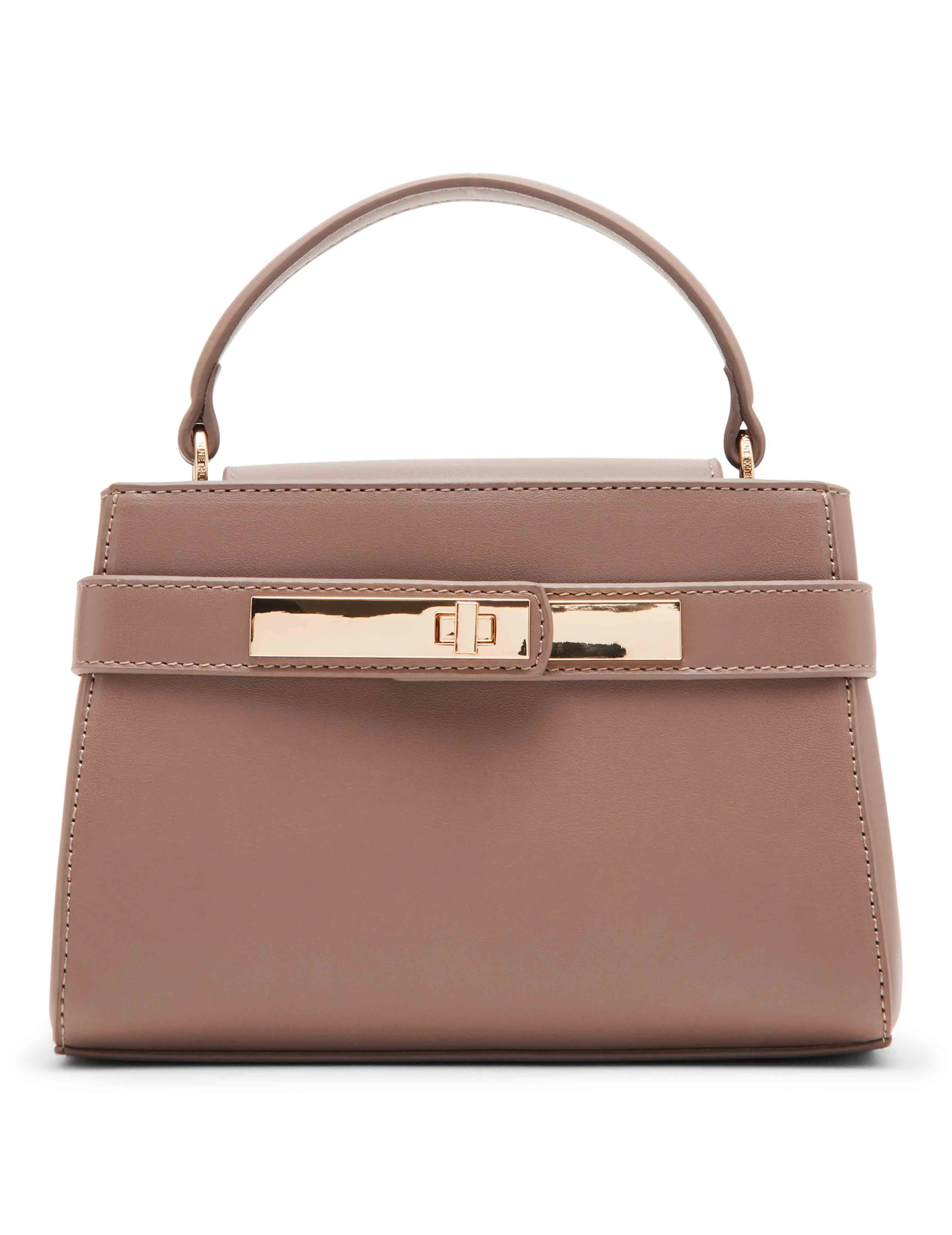 Small top handle with convertible strap sold by Anne Klein