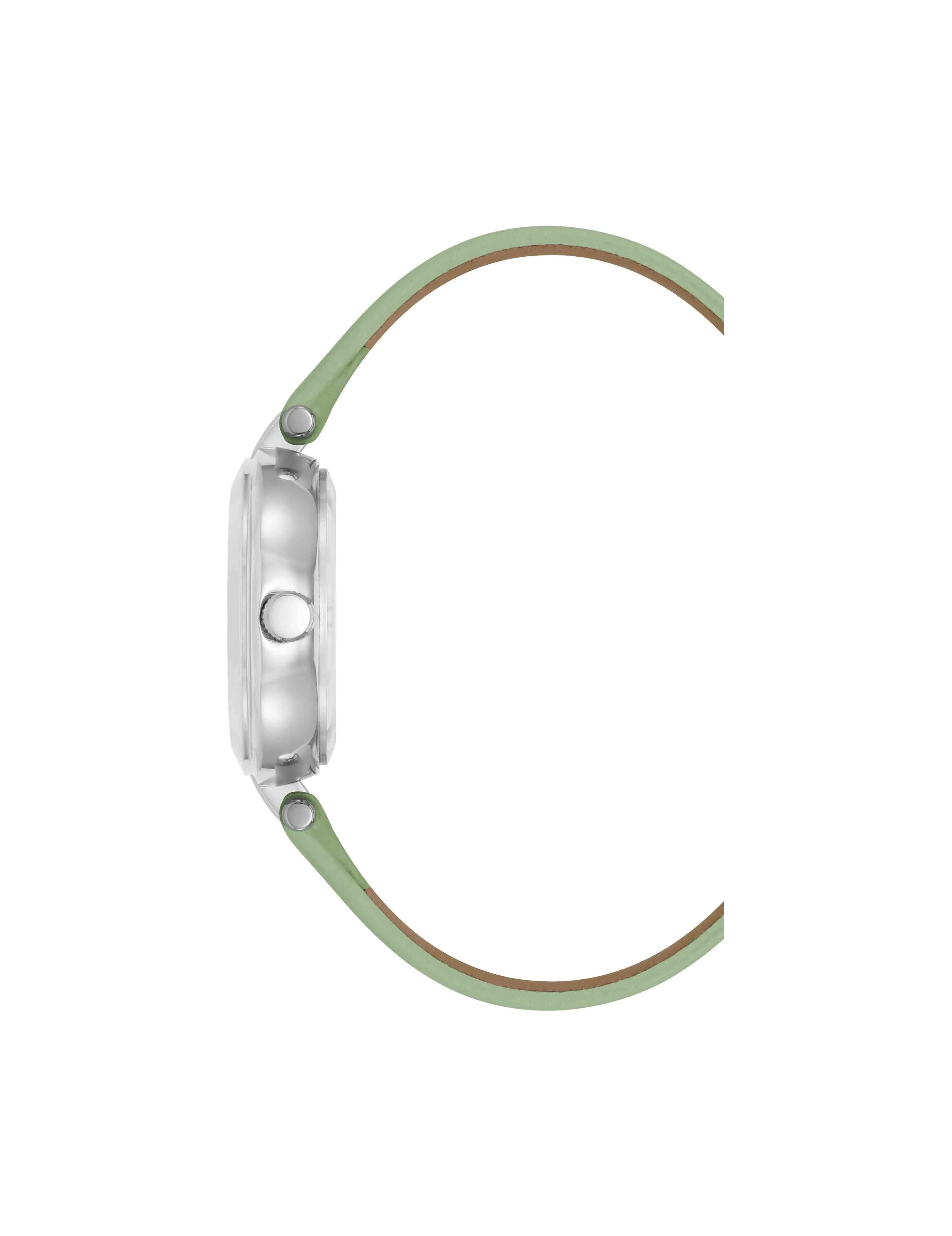 Consider It Round Sustainable Leather Band Watch sold by Anne Klein product image thumbnail 3