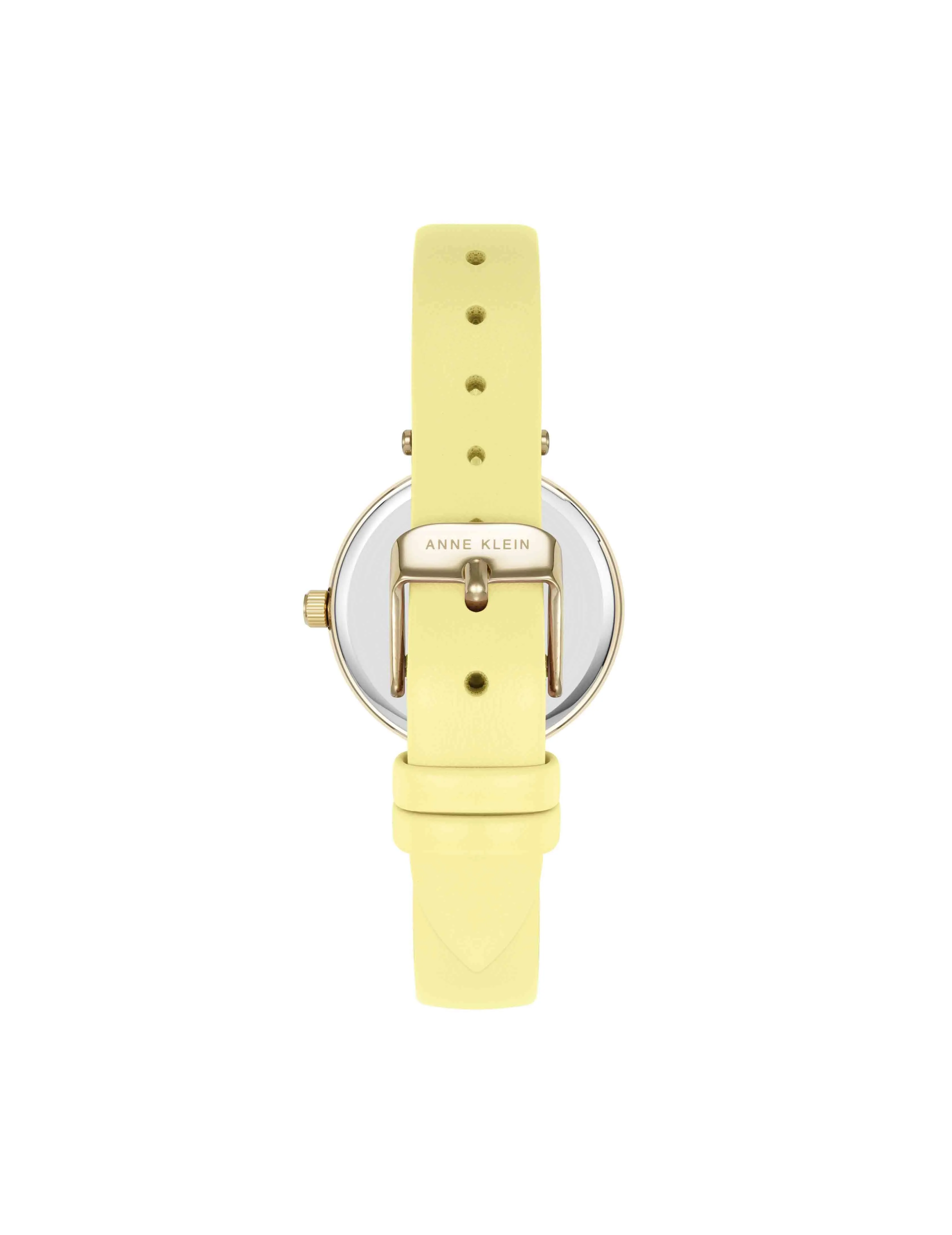 Consider It Round Sustainable Leather Band Watch sold by Anne Klein product image thumbnail 2