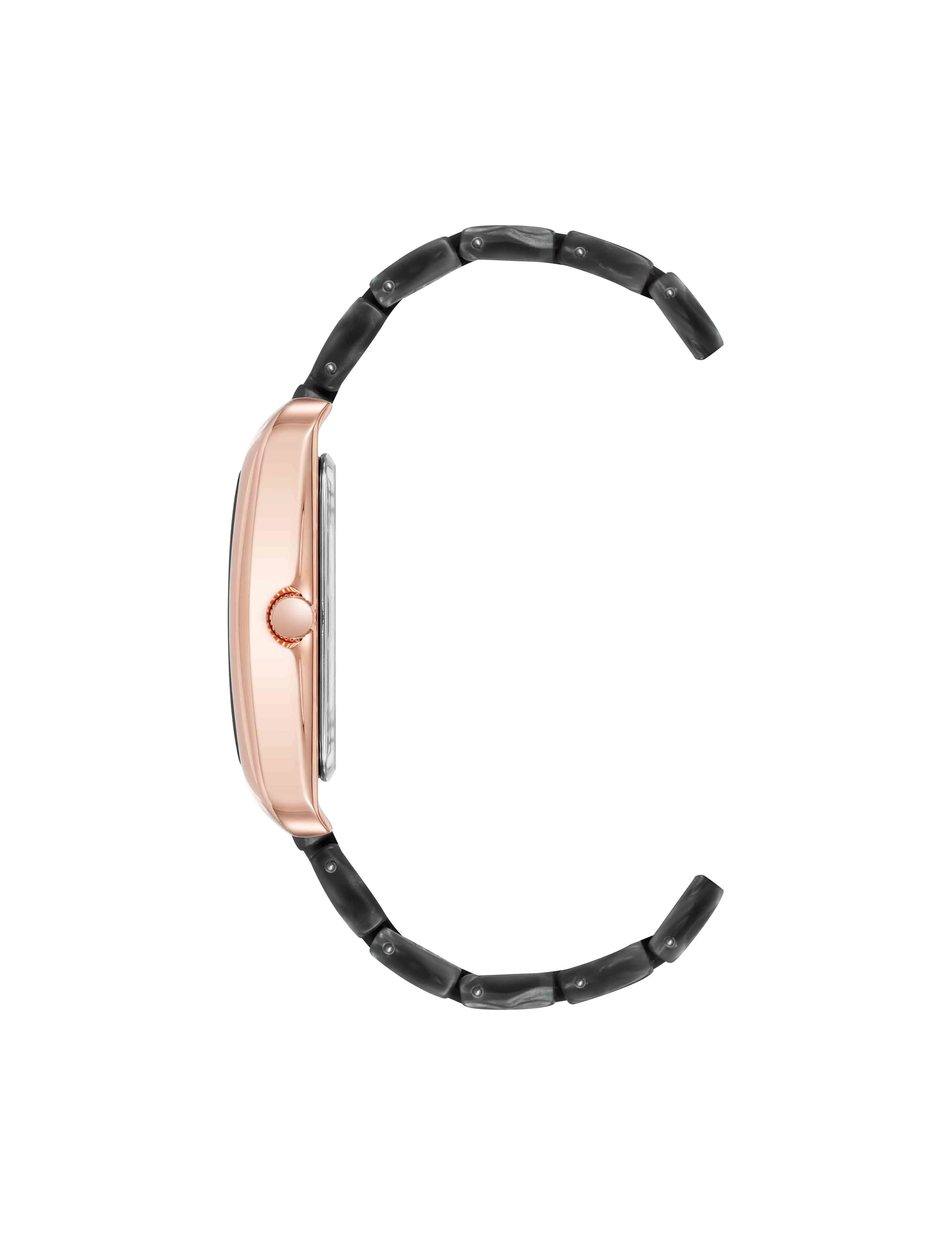 Delicate Rectangular Acetate Link Bracelet Watch sold by Anne Klein product image thumbnail 3