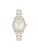 Pearlescent Acetate Link Bracelet Watch sold by Anne Klein
