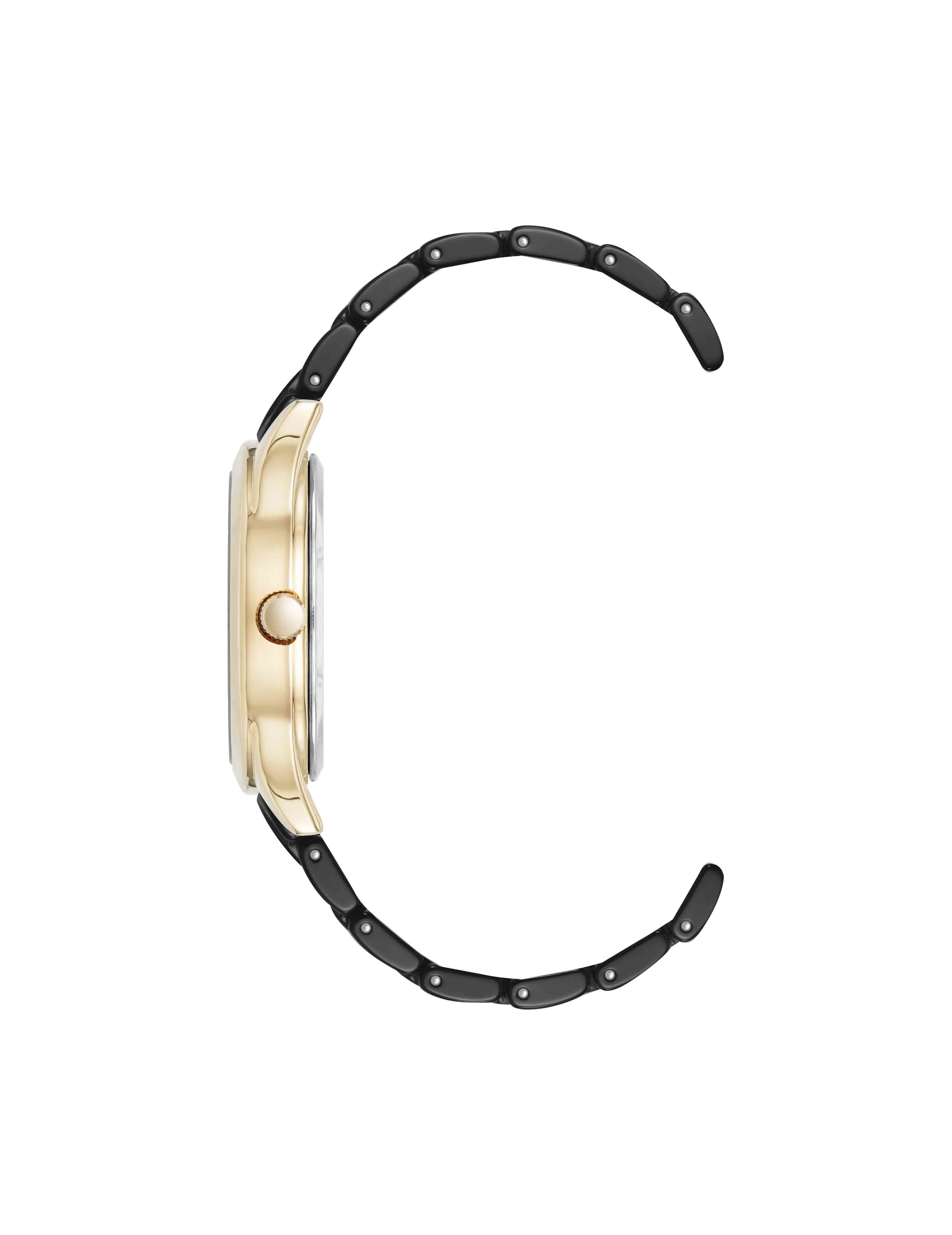 Oval Ceramic Diamond Dial Bracelet Watch sold by Anne Klein product image thumbnail 3