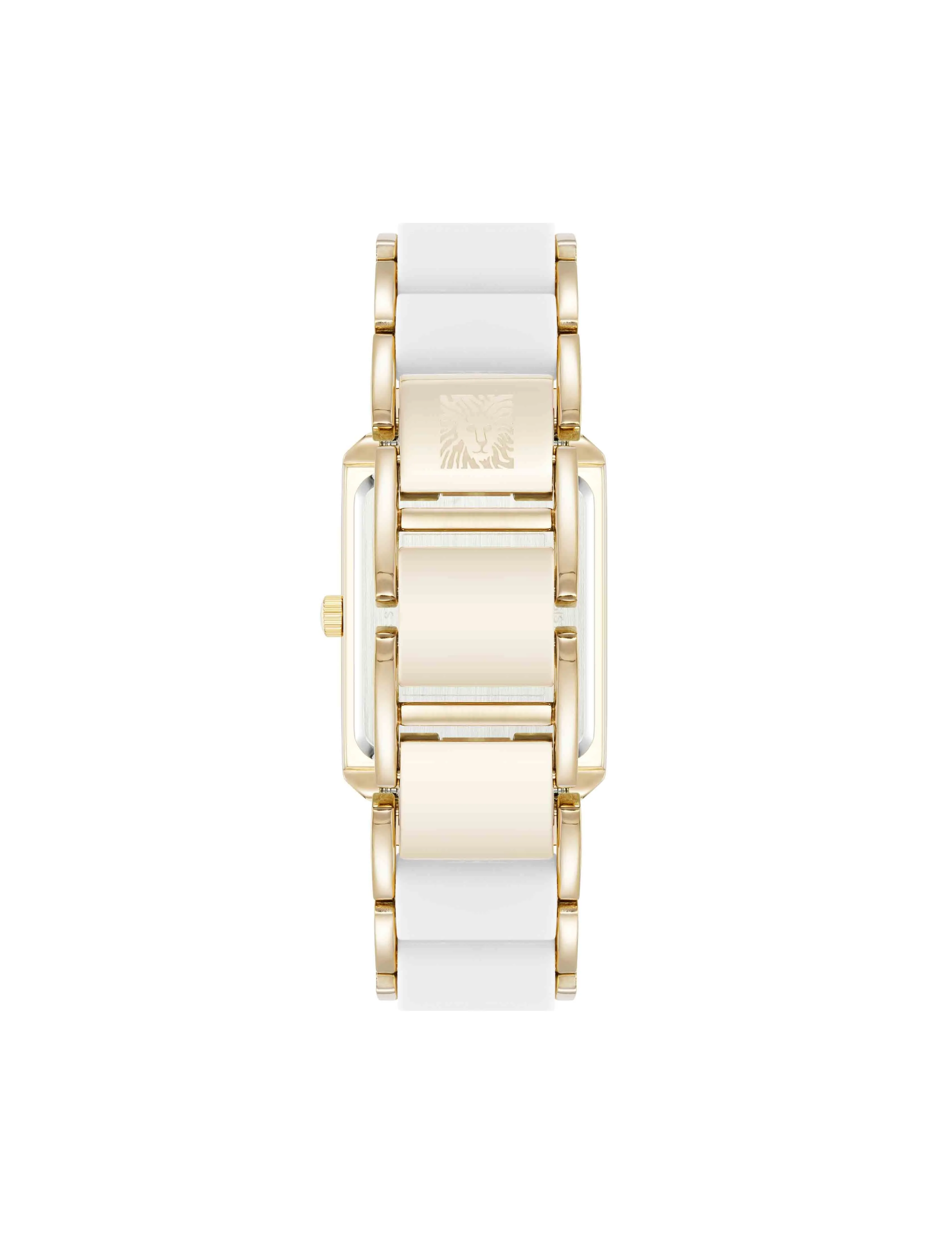 Rectangular Silicone Bracelet Watch sold by Anne Klein product image thumbnail 2