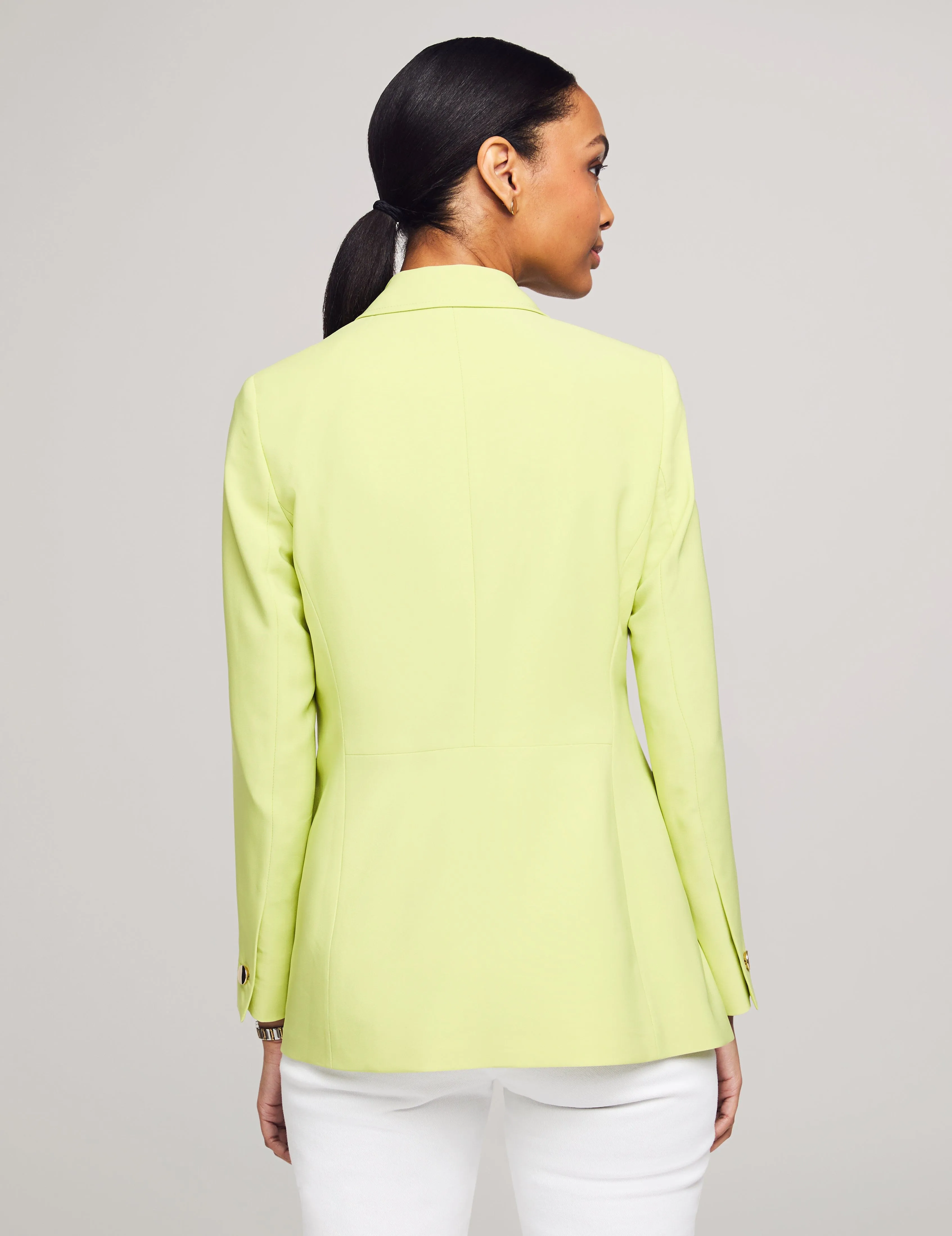 Faux Double-Breasted Jacket With Patch Pockets- Sale sold by Anne Klein product image thumbnail 2