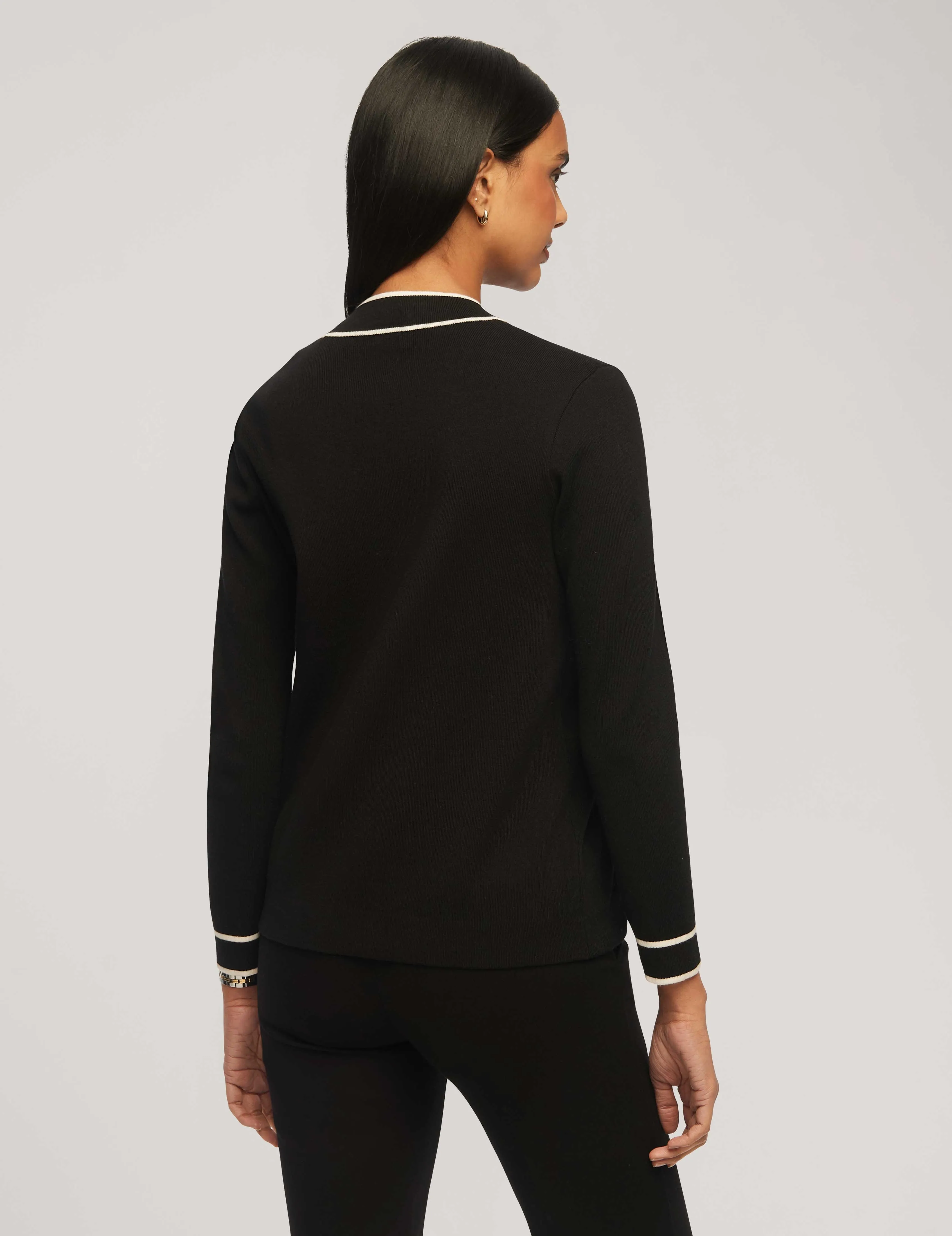 Cardigan With Tipped Pockets- Sale sold by Anne Klein product image thumbnail 3