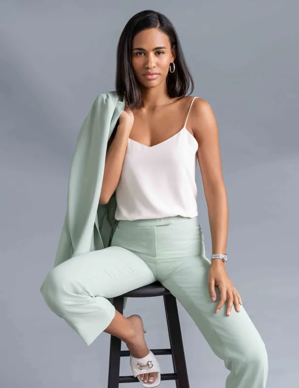 Fly Front Extend Tab Bowie Pant - Sale sold by Anne Klein