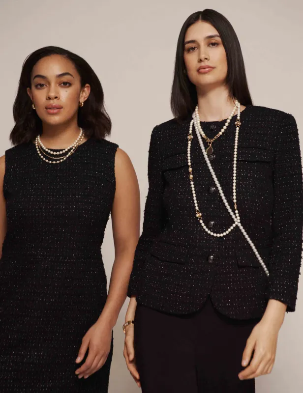 Tweed Collarless Jacket - Sale sold by Anne Klein