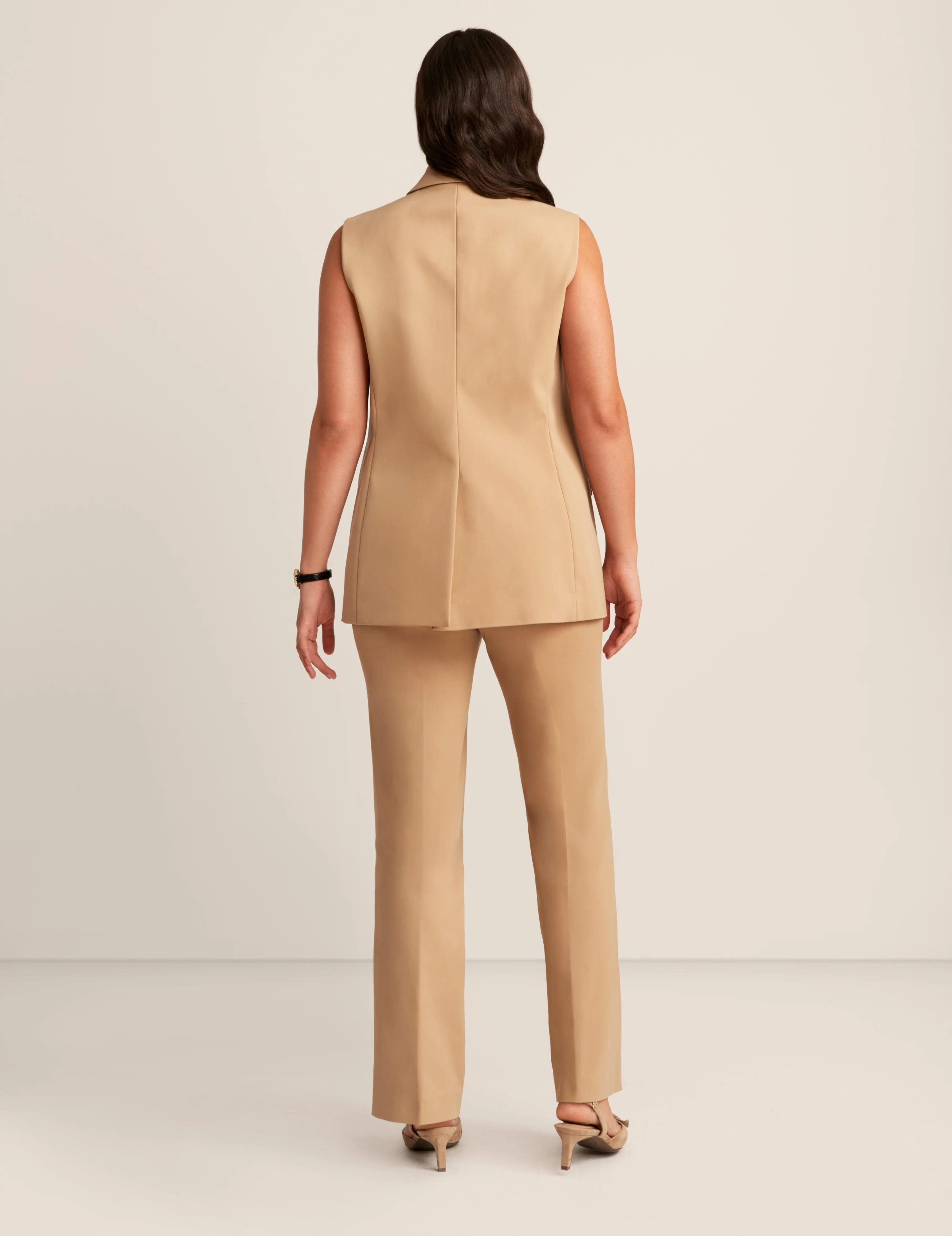 Stretch Cotton Vest sold by Anne Klein product image thumbnail 2