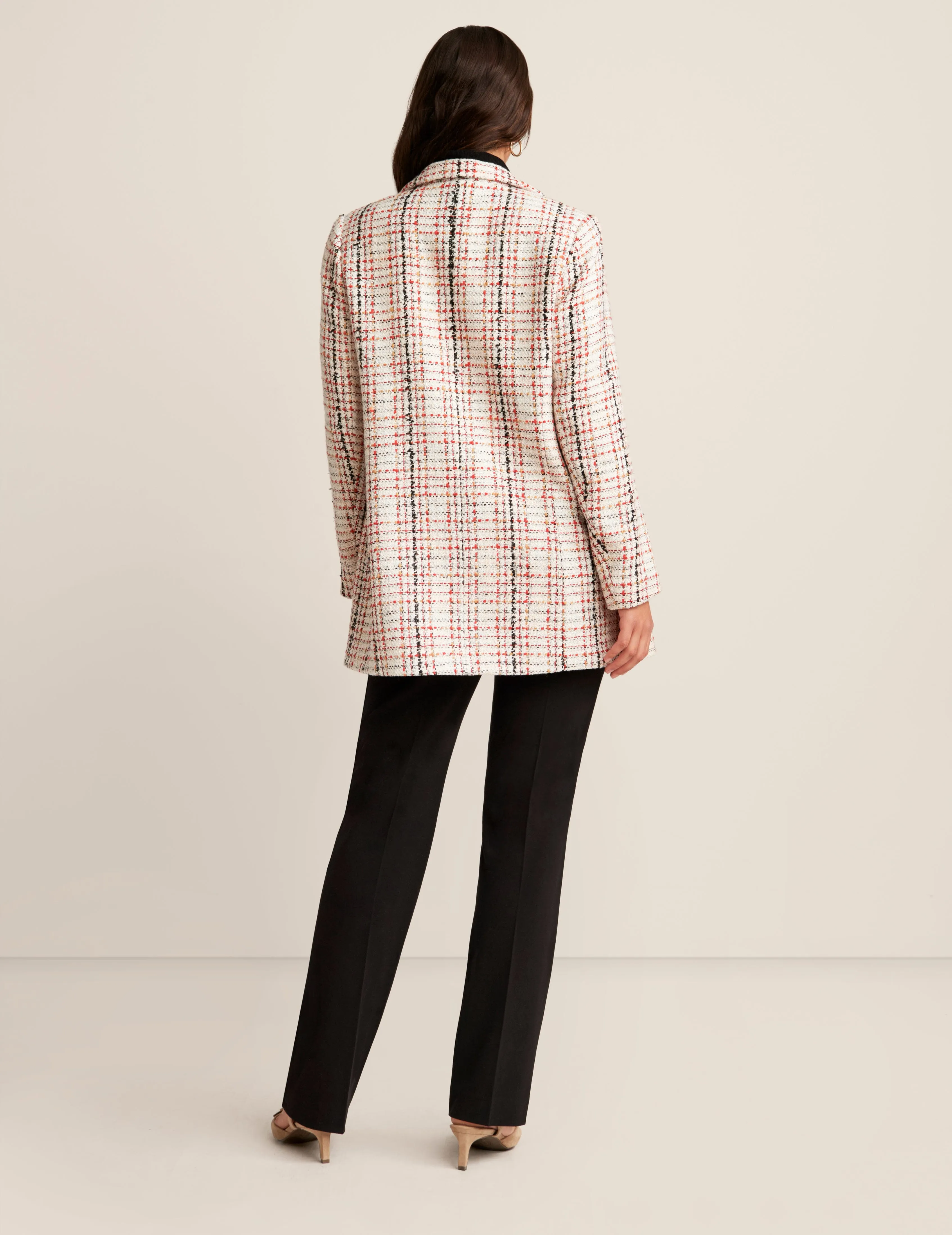 Tweed Plaid Jacket sold by Anne Klein product image thumbnail 2