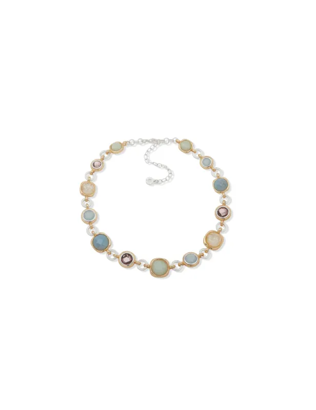 Stone Link Collar Necklace sold by Anne Klein