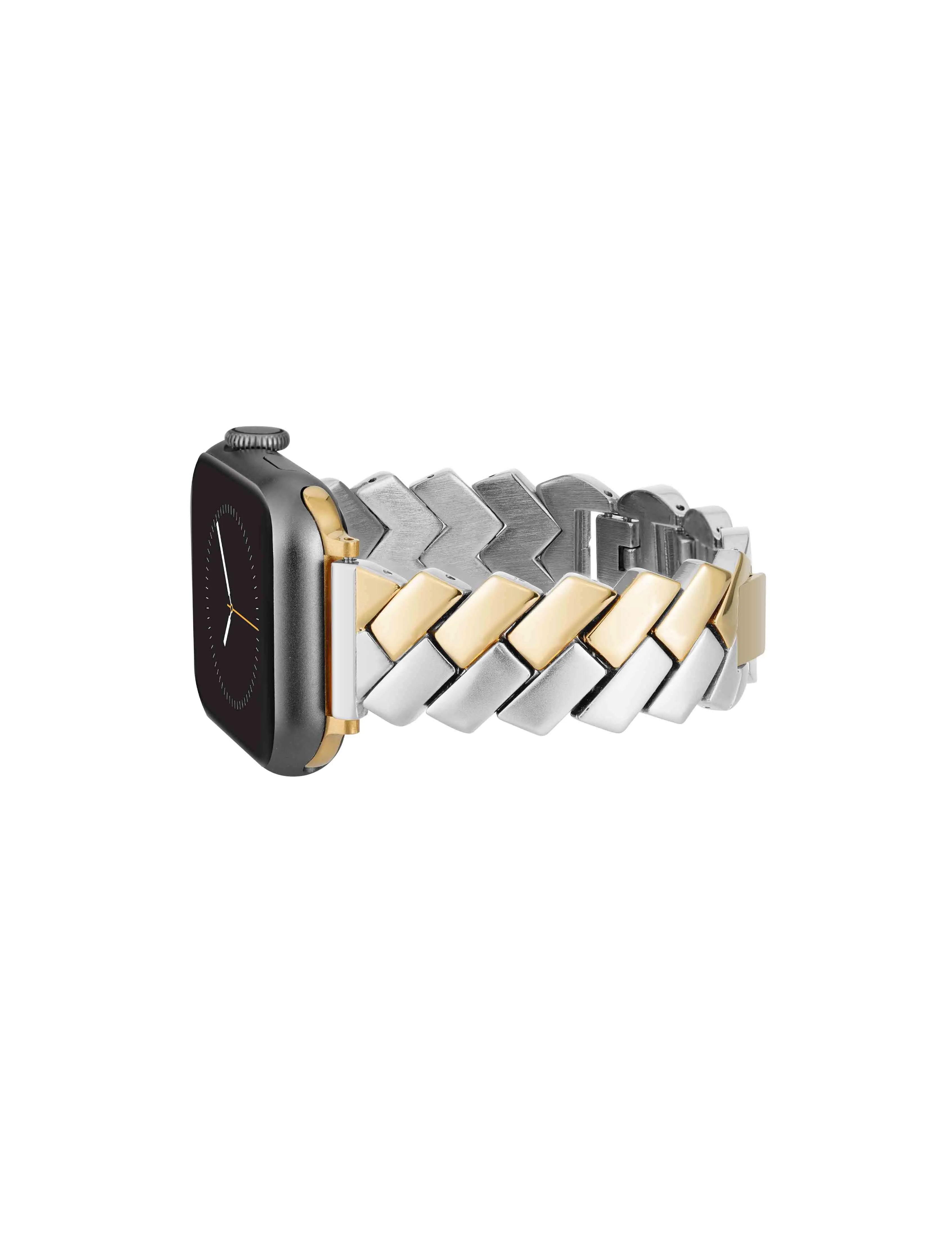 Metal Zig-Zag Bracelet Band for Apple Watch® sold by Anne Klein product image thumbnail 3