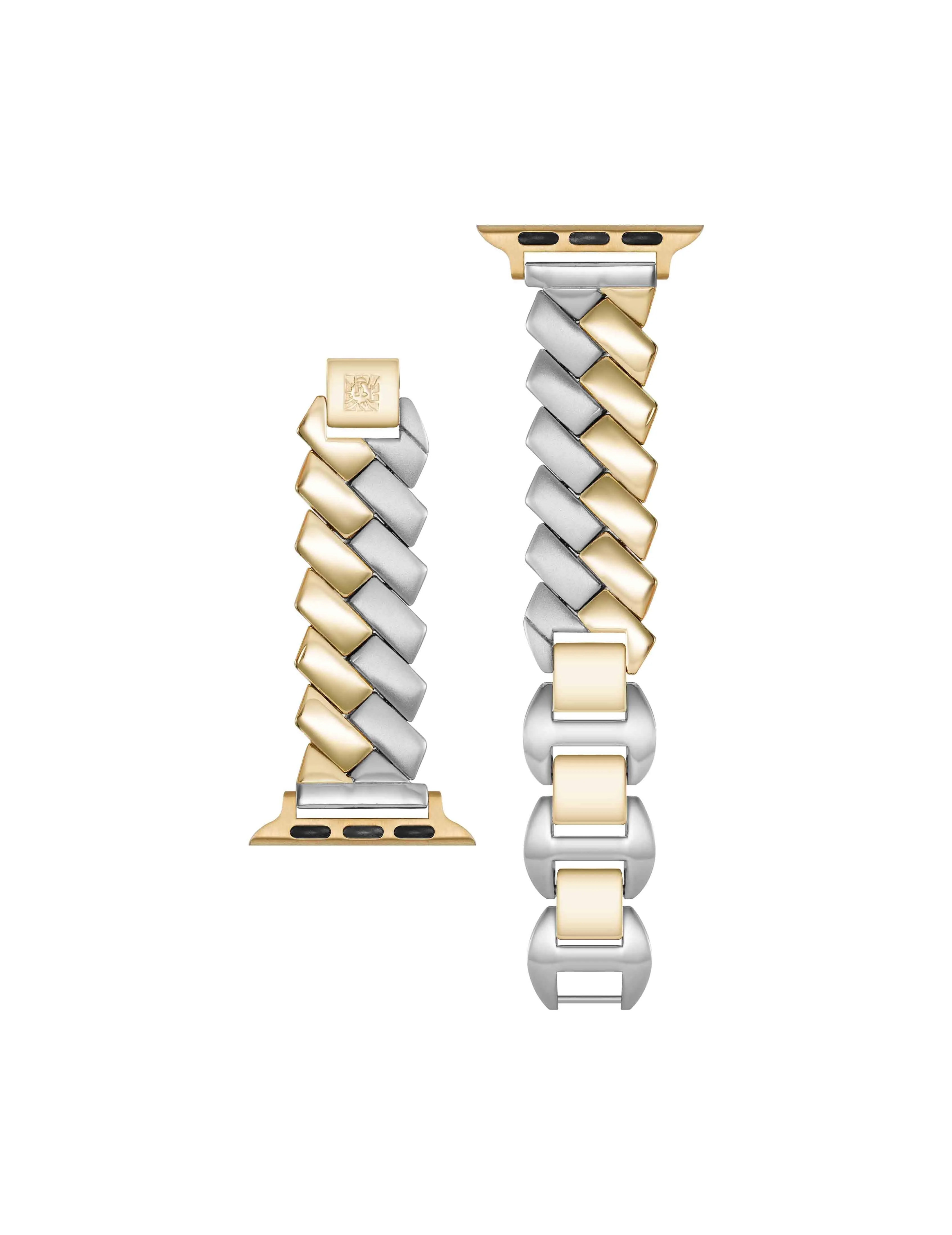 Metal Zig-Zag Bracelet Band for Apple Watch® sold by Anne Klein product image thumbnail 2