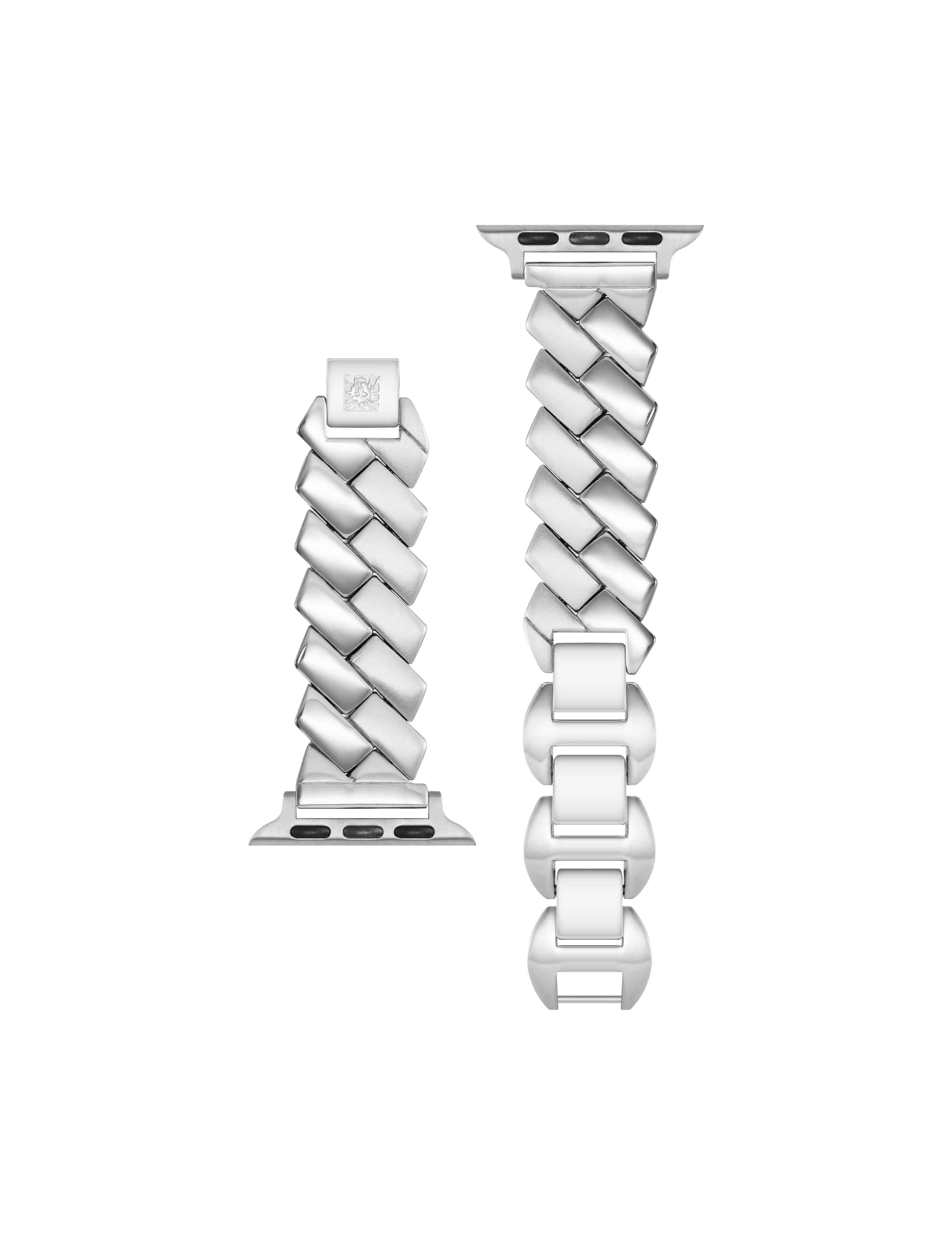 Metal Zig-Zag Bracelet Band for Apple Watch® sold by Anne Klein product image thumbnail 2