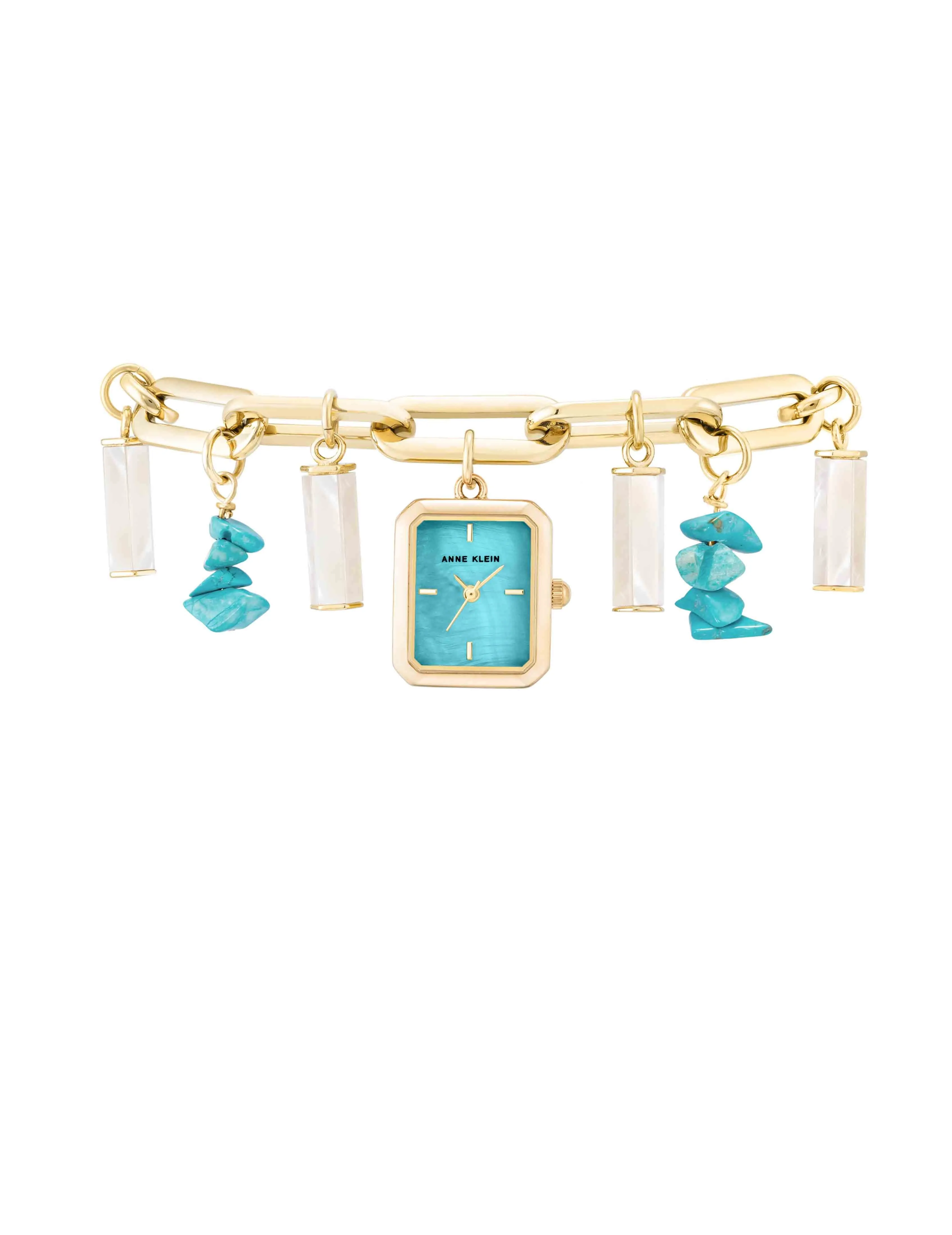 Gemstone Charm Bracelet Watch sold by Anne Klein product image thumbnail 2