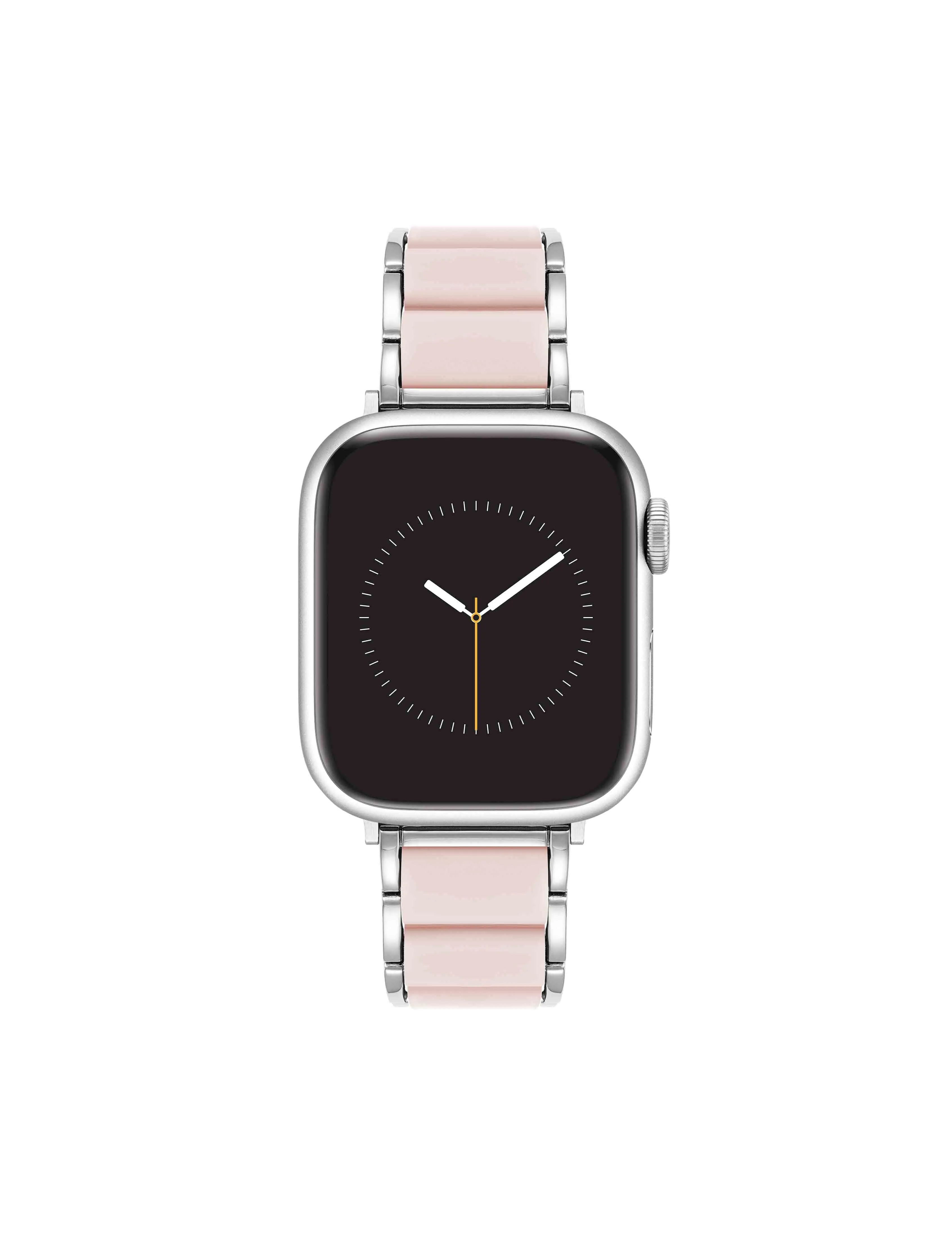 Rubberized Link Bracelet Band for Apple Watch® sold by Anne Klein