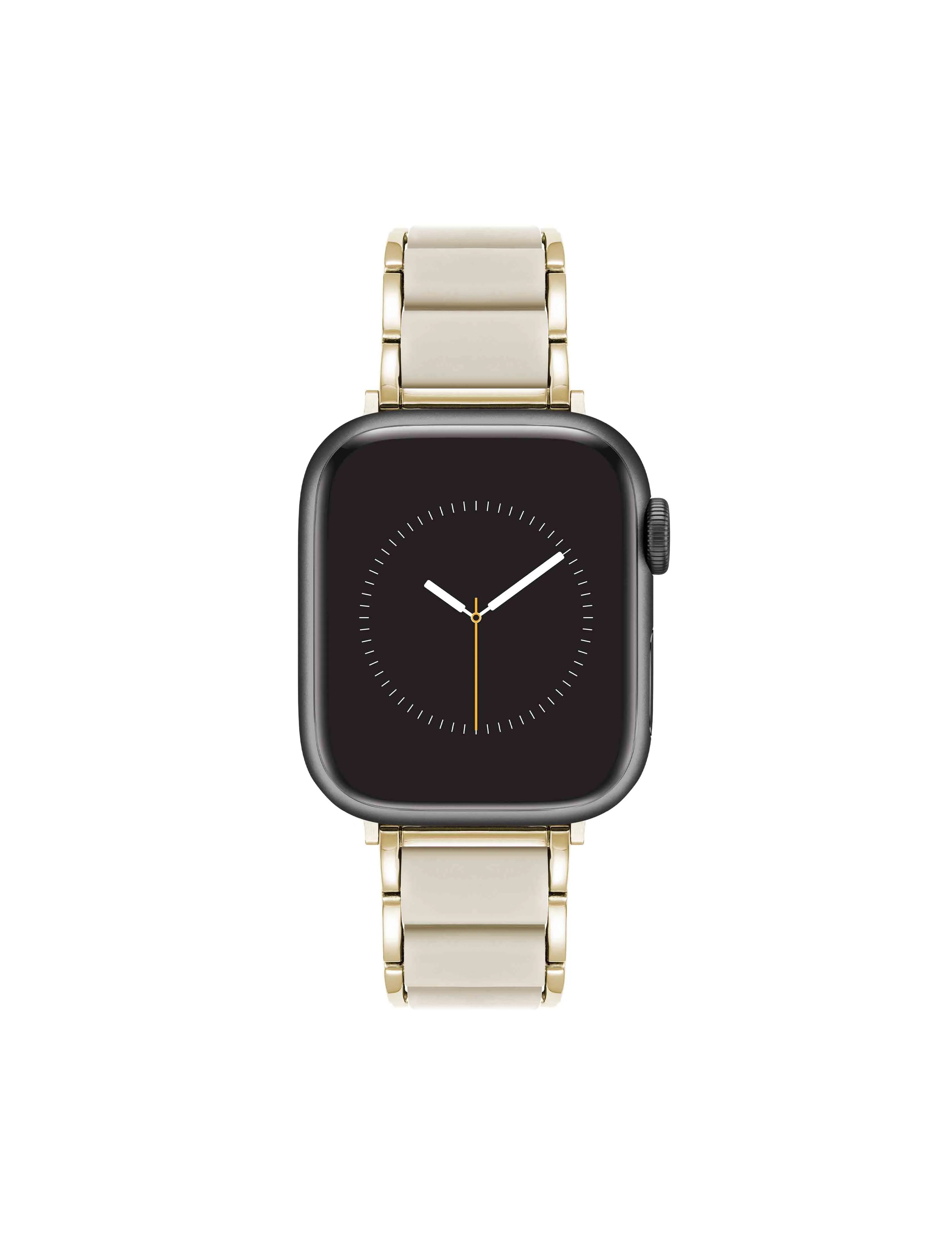 Rubberized Link Bracelet Band for Apple Watch® sold by Anne Klein