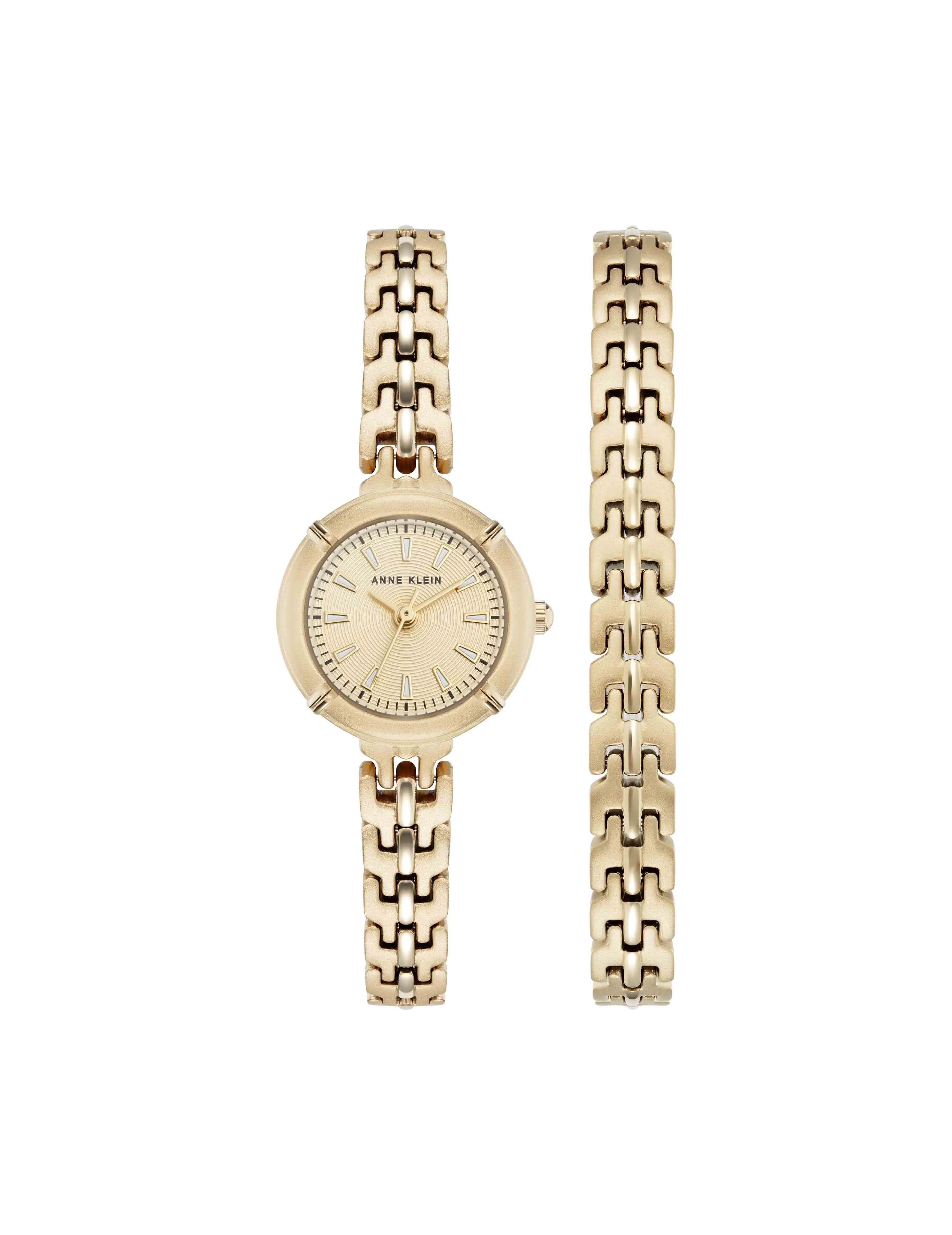 Modern Easy To Read Dial Bracelet Watch Set sold by Anne Klein