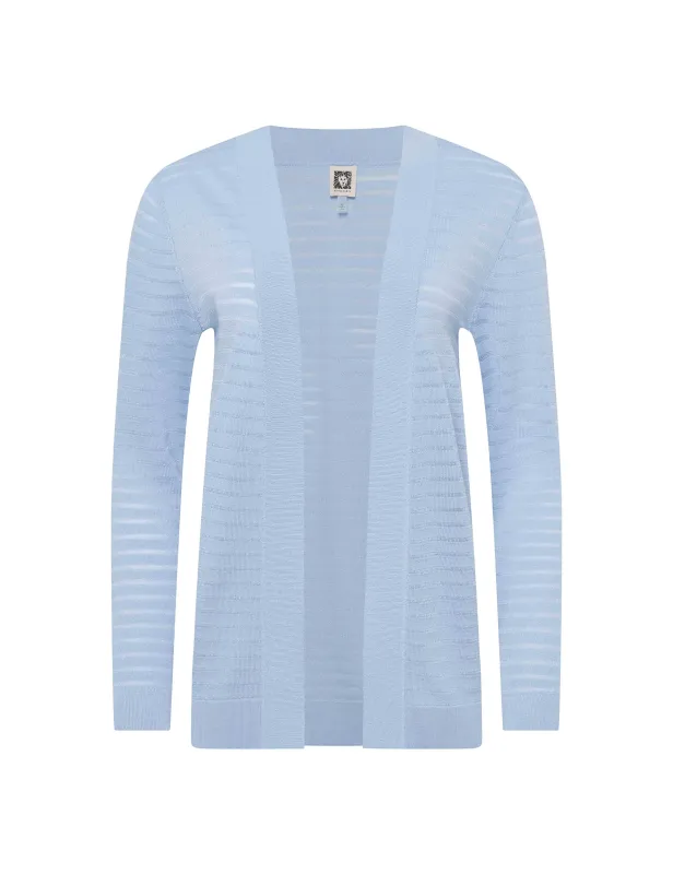 Sheer Stripe Cardigan sold by Anne Klein