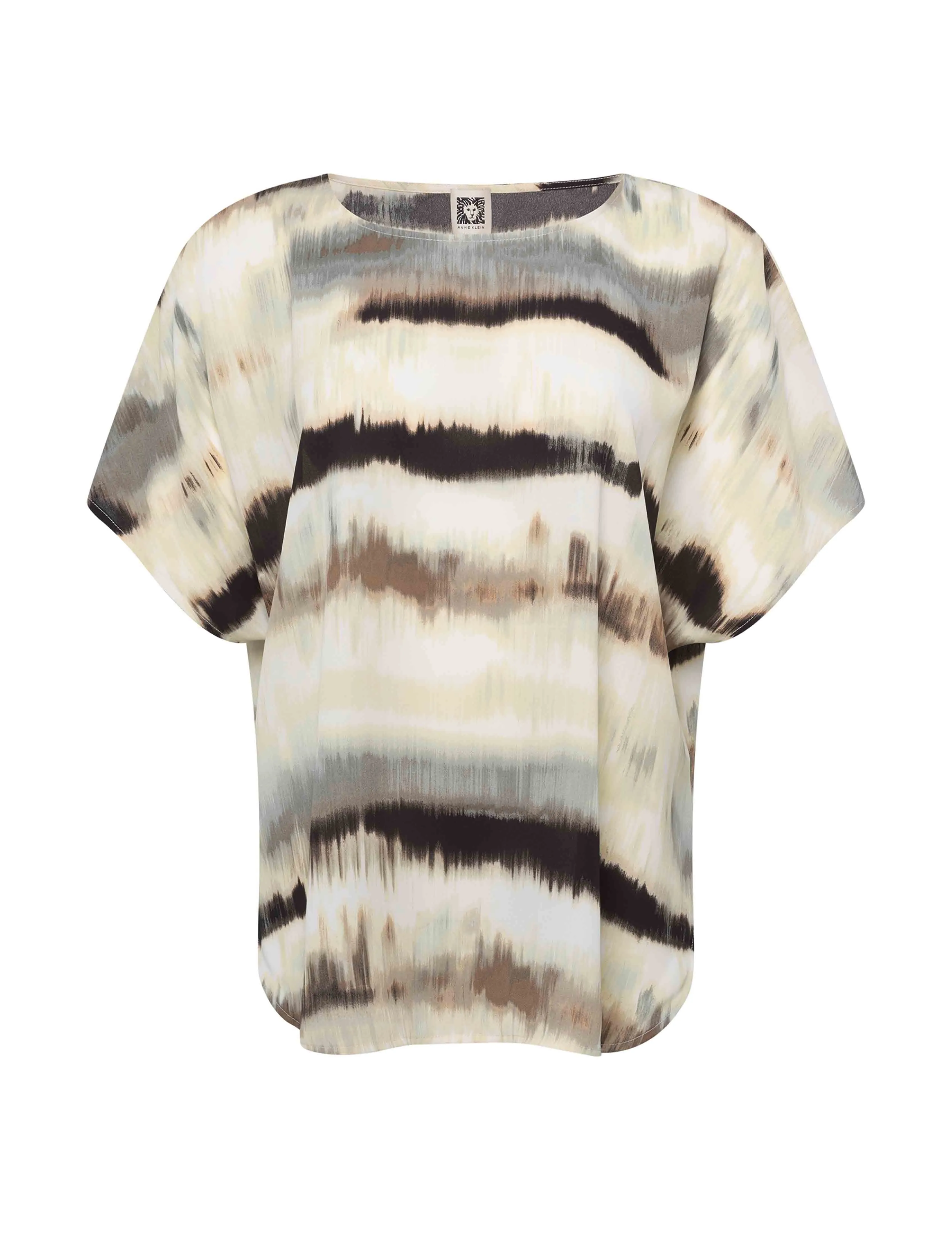 Short Sleeve Blouse With Bateau Neckline sold by Anne Klein