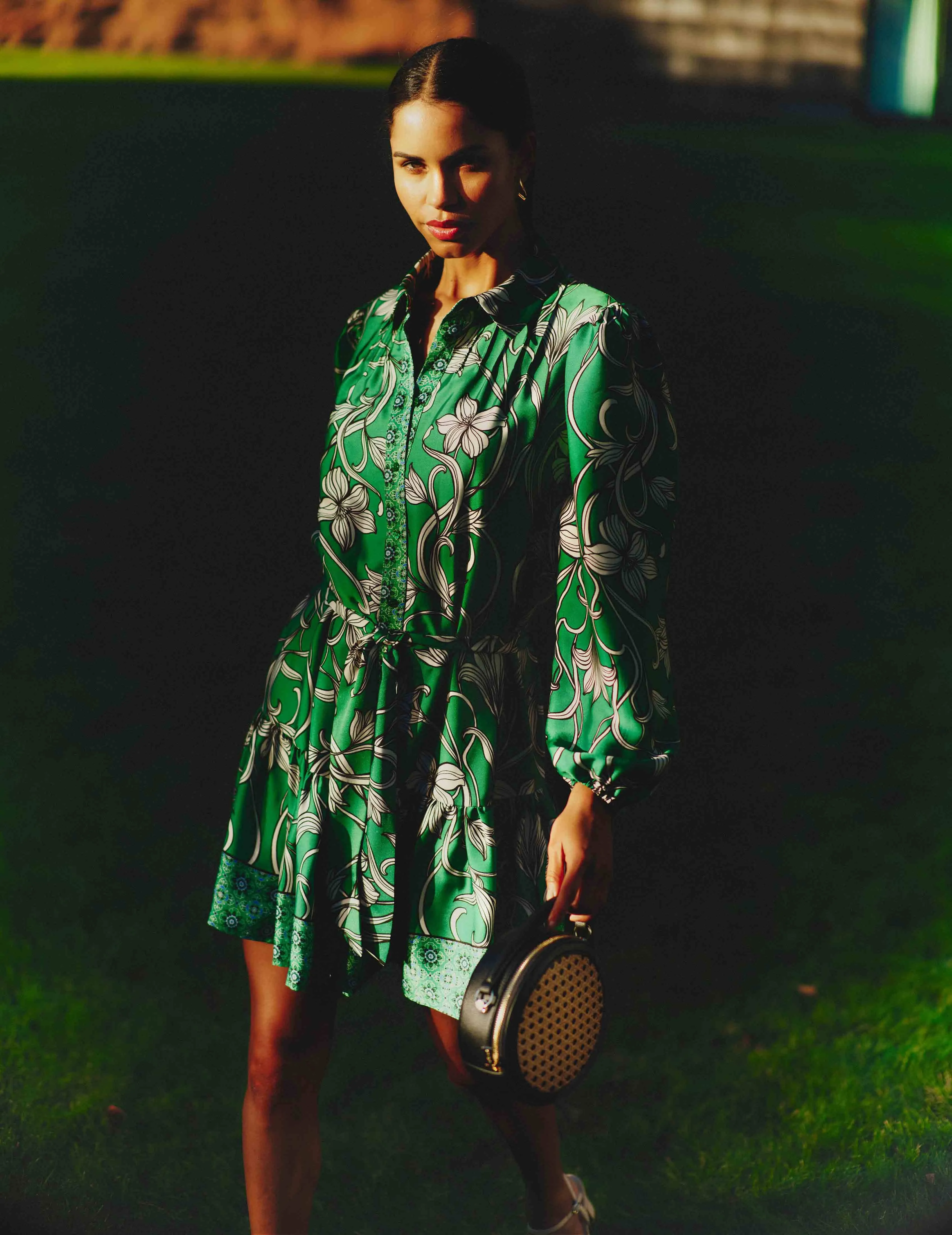 Tiered Shirt Dress sold by Anne Klein product image thumbnail 4